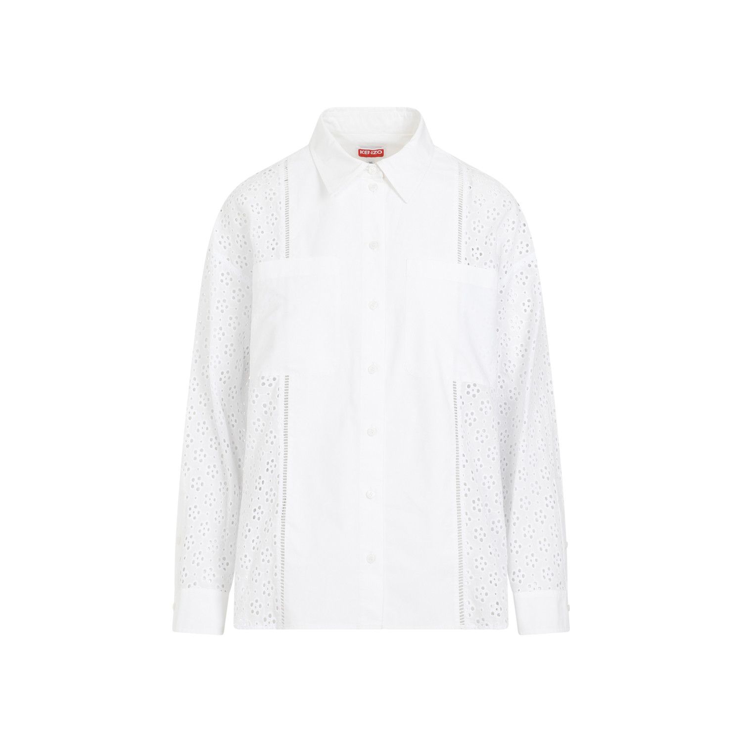 Kenzo Kenzo Broderie Anglaise Shirt Size XS / US 0-2 / IT 36-38 - 1 Thumbnail