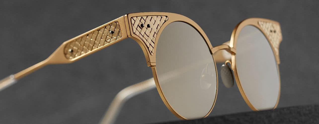 Bottega Veneta 25 / 30 LIMITED EDITION BV15 18K ROSE GOLD FILLED SUNGLASSES Size ONE SIZE - 10 Thumbnail