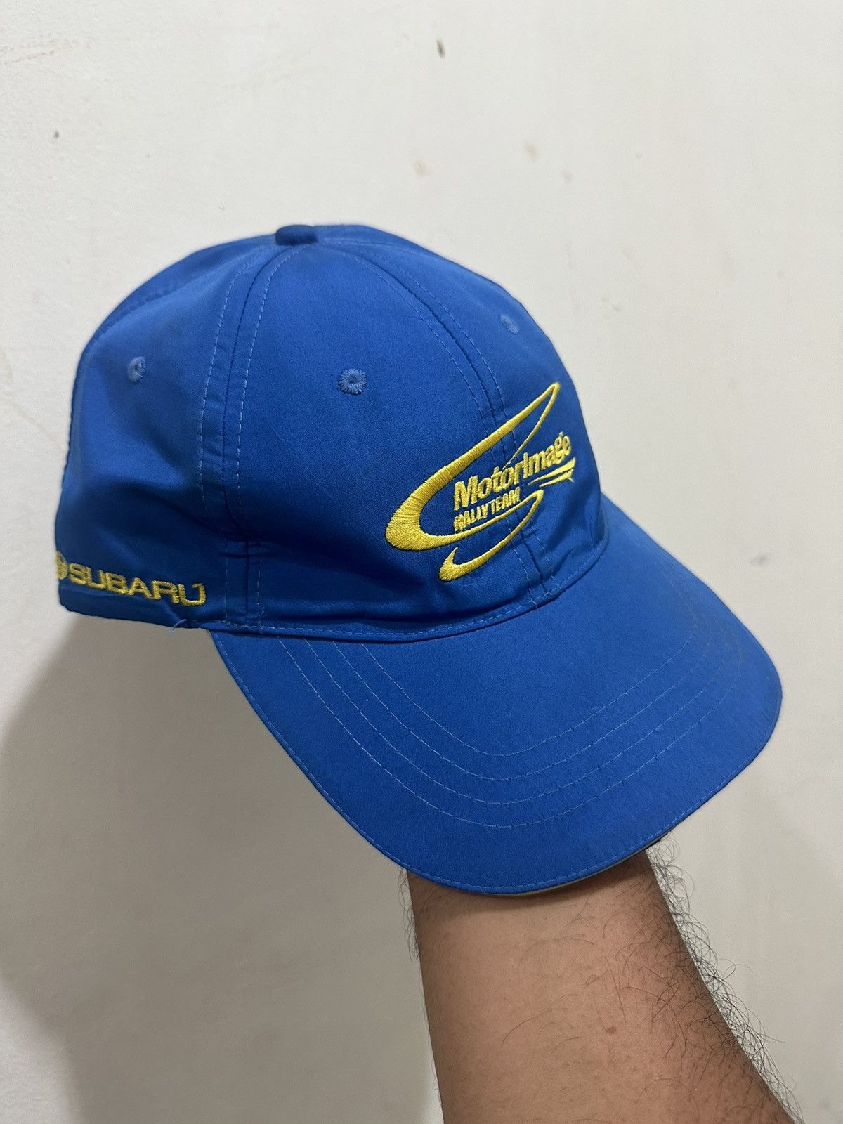 image of Racing Japan Subaru Rally Team Motor Image Hat in Blue, Men's