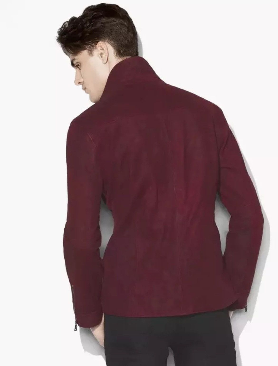 John Varvatos Ultimate burnished leather jacket. Size eu 48 US 38 Size US M / EU 48-50 / 2 - 2 Thumbnail