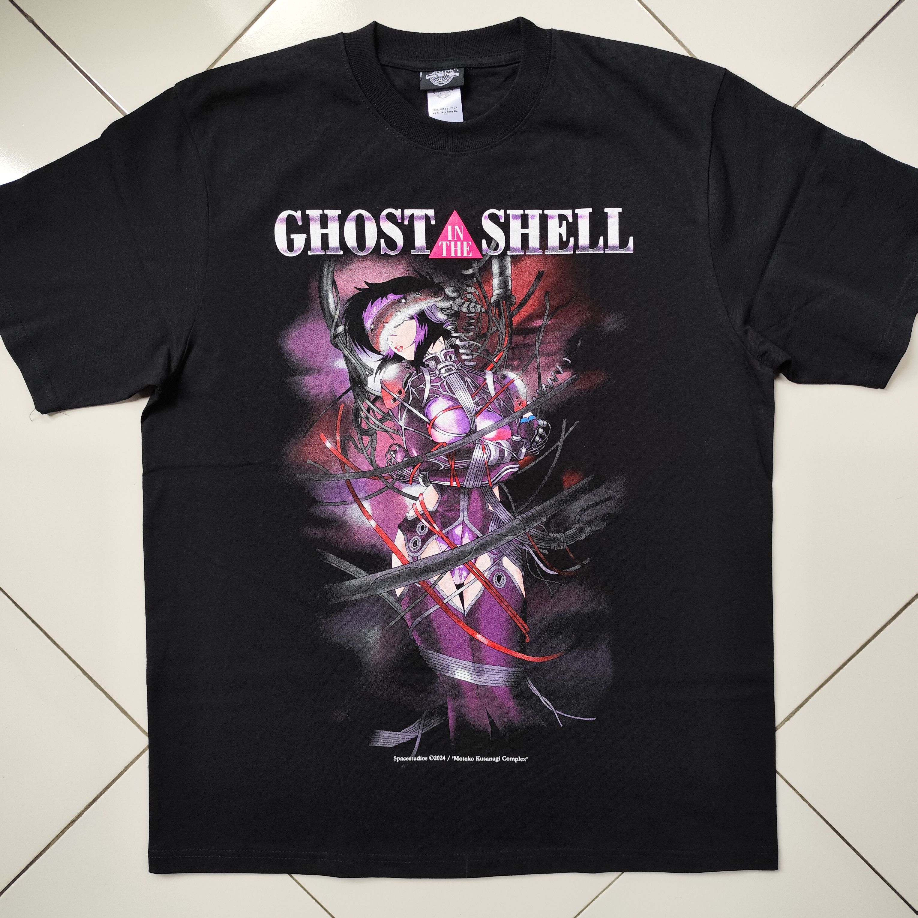 Anime × Vintage Rare Ghost In The Shell Anime Tee Japanese Manga Motoko Size US XL / EU 56 / 4 - 5 Thumbnail
