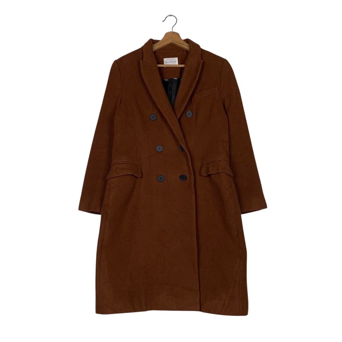 Japanese Brand Japanese Brand Belle Bella Double Breasted Overcoat Size S / US 4 / IT 40 - 1 Thumbnail