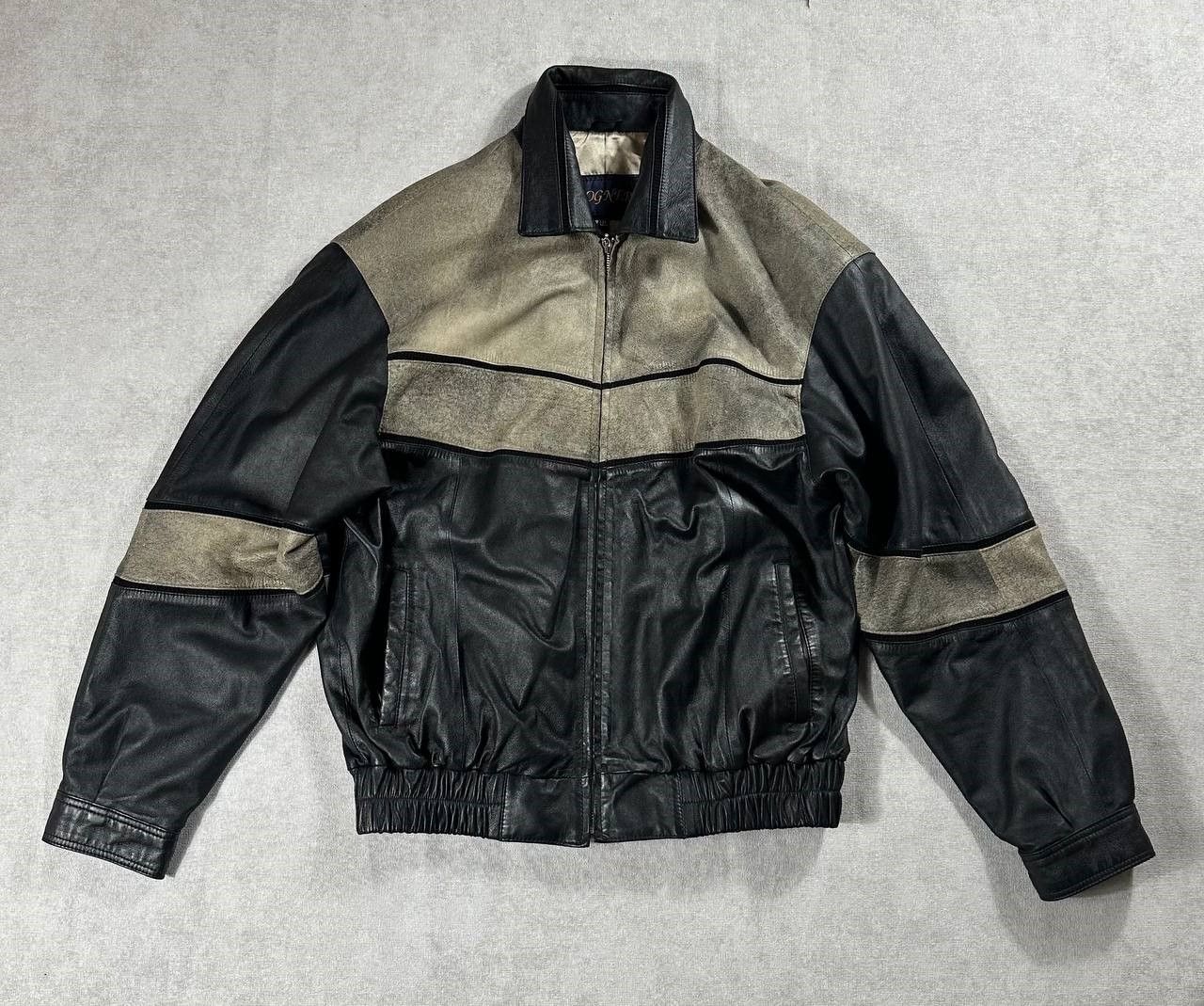 Bogner Bogner Vintage Leather Bomber Jacket Boxy Fit Size US M / EU 48-50 / 2 - 2 Thumbnail