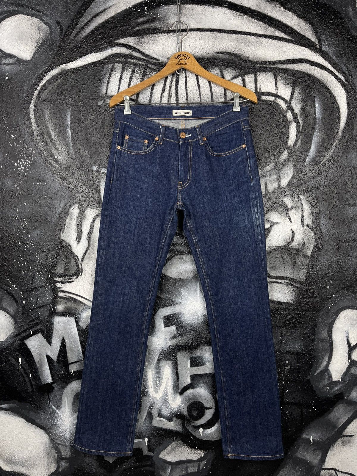Acne Studios × Designer Acne Jeans Mic Another Raw Jeans Men’s Size 30/32 Size US 30 / EU 46 - 3 Thumbnail