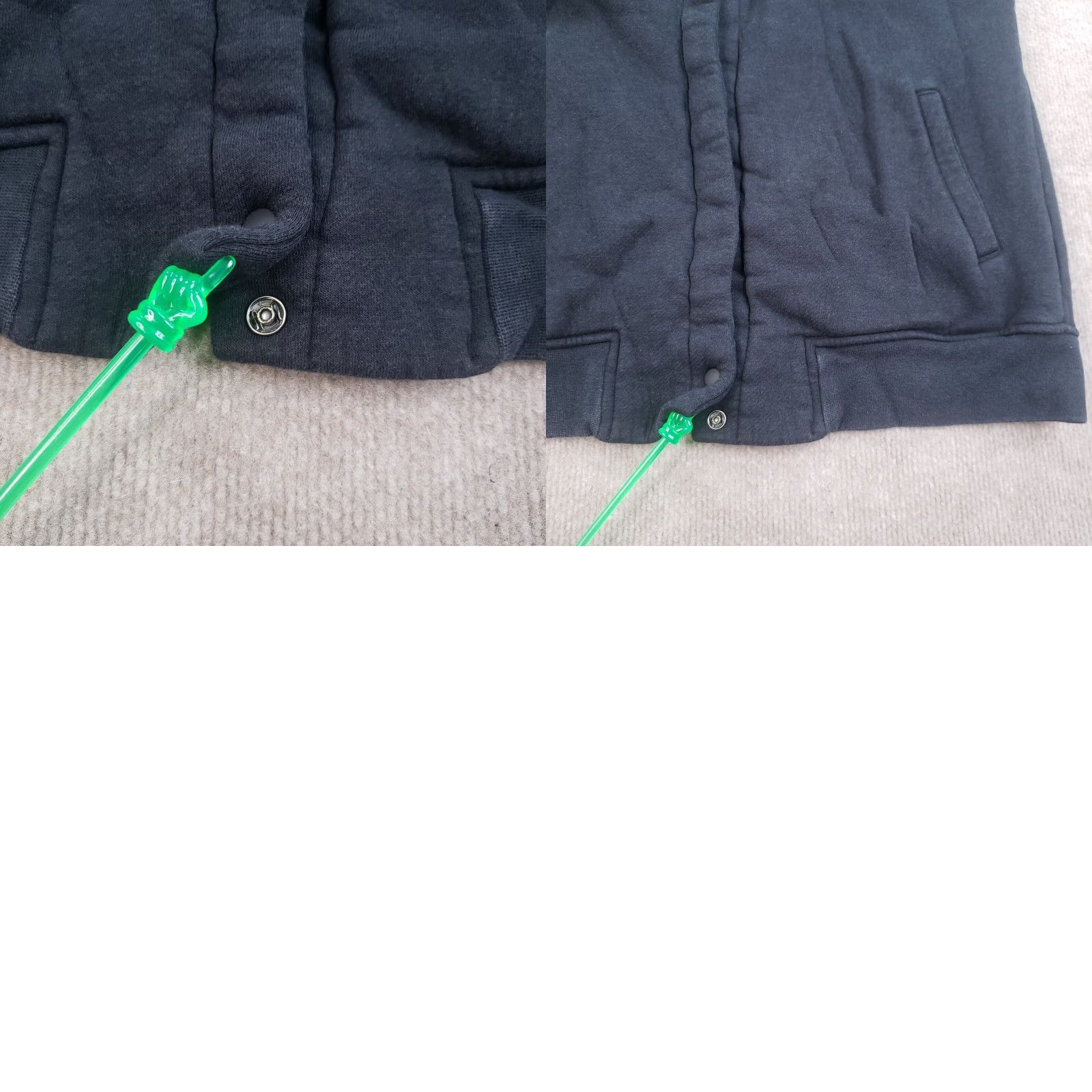 Nike Nike Jacket Womens Medium Black Snap Front Pockets Casual Stretch Size M / US 6-8 / IT 42-44 - 9 Thumbnail