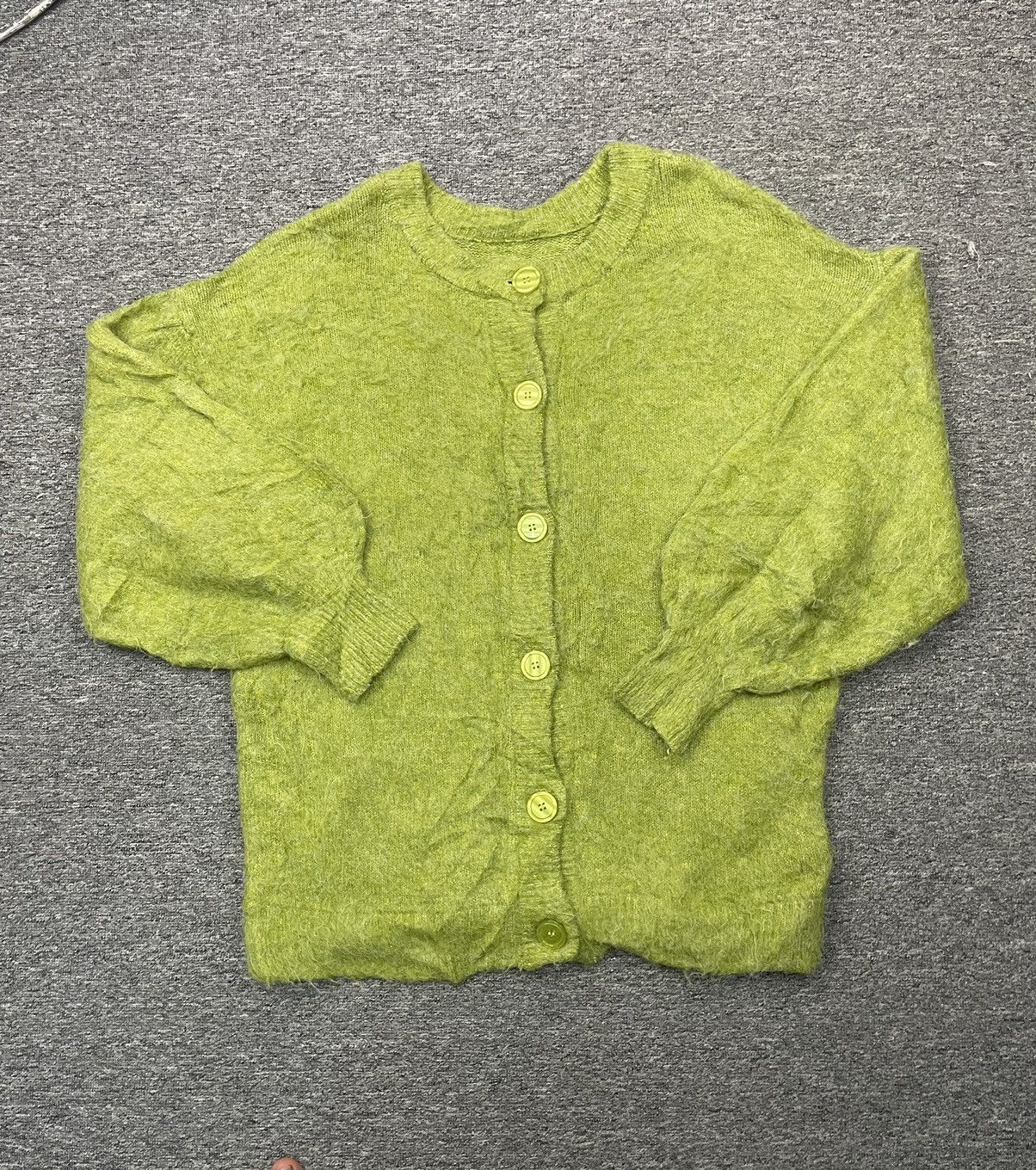 Vintage Vintage Mohair Cardigan Jacket Baggy Kurt Cobain Grunge Size US XL / EU 56 / 4 - 7 Thumbnail