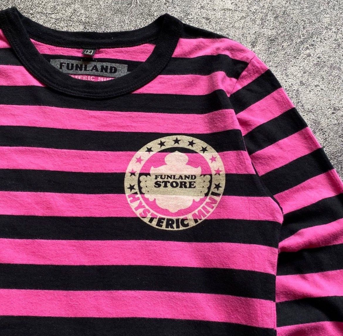 Hysteric Glamour Hysteri Glamour Stripe Longsleeve T shirt Size S / US 4 / IT 40 - 3 Thumbnail
