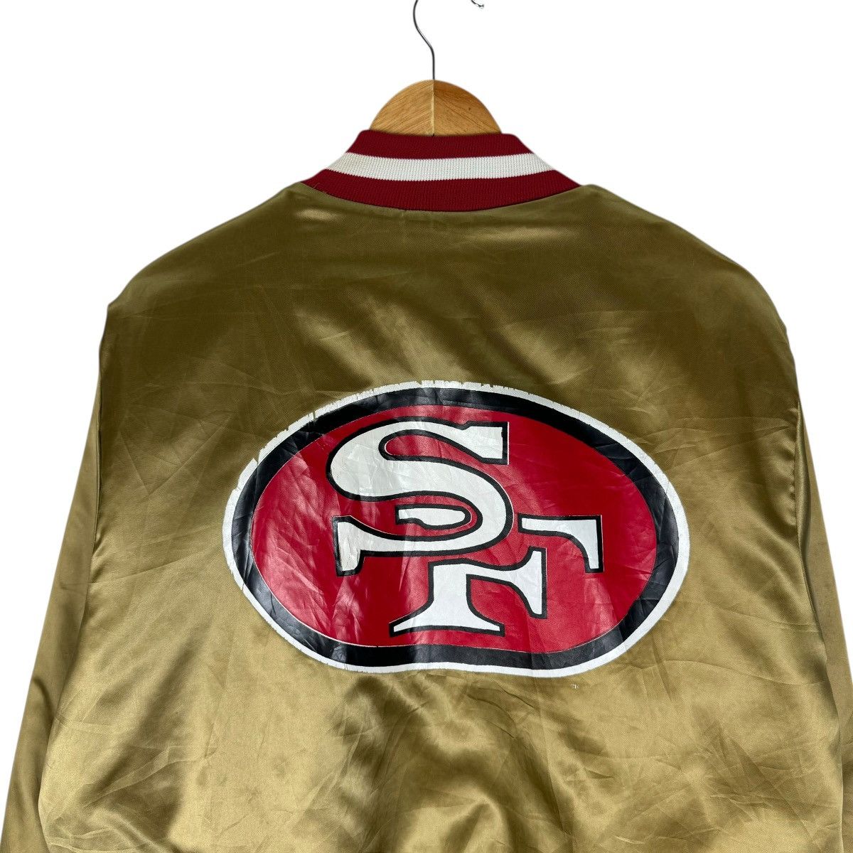 Chalk Line ⚡️SAN FRANCISCO 49ERS NFL VARSITY JACKET Size US L / EU 52-54 / 3 - 8 Thumbnail