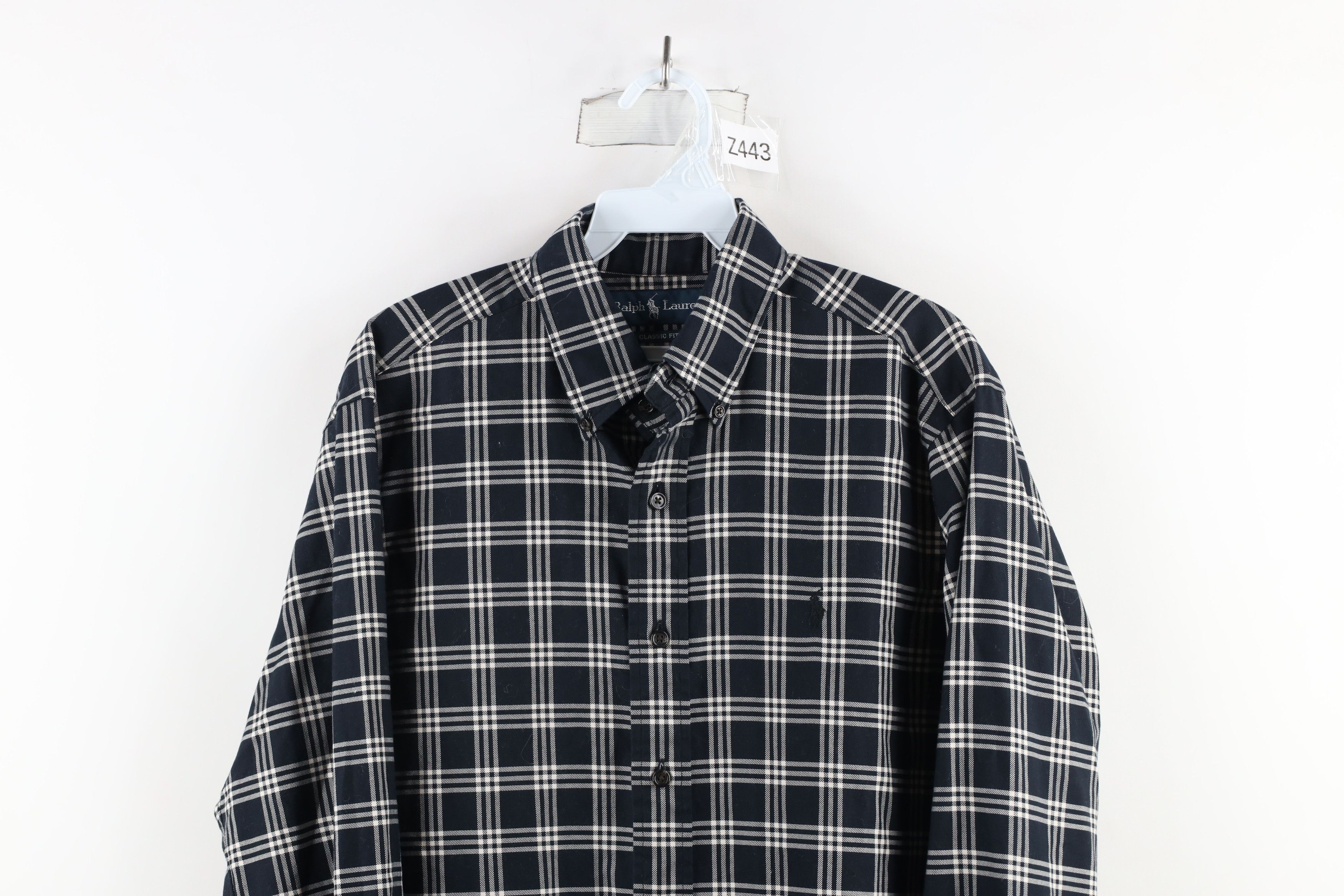 Ralph Lauren × Vintage Vintage 90s Ralph Lauren Collared Button Down Shirt Plaid Size US M / EU 48-50 / 2 - 2 Thumbnail