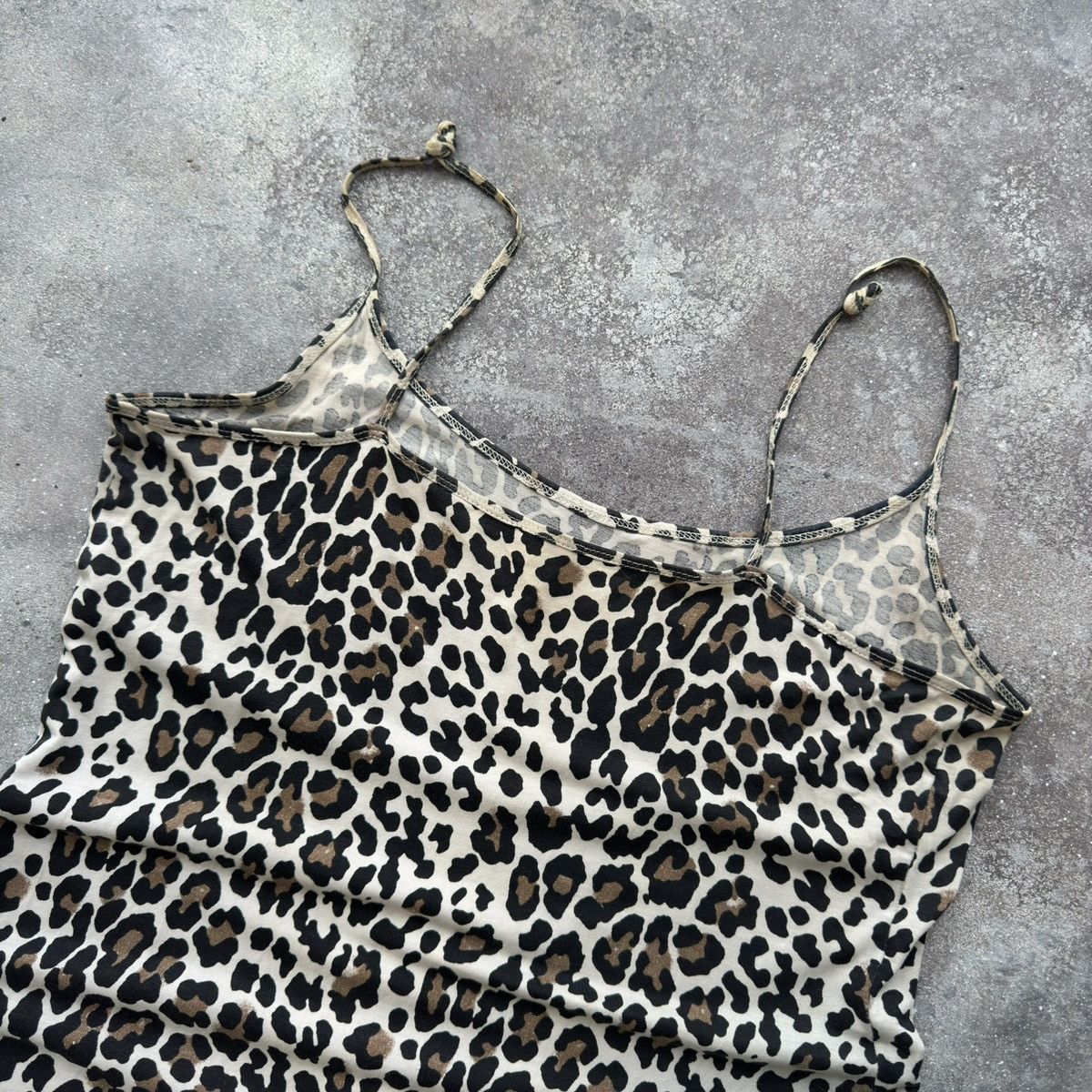 20471120 × Hysteric Glamour × Japanese Brand Y2K Sexy Leopard Vintage Tank Top Size XL / US 12-14 / IT 48-50 - 7 Thumbnail