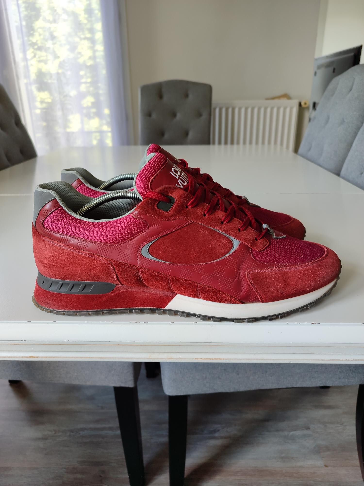 Louis Vuitton BASKETS LOUIS VUTTON RUN AWAY RED Size US 11.5 / EU 44-45 - 3 Thumbnail