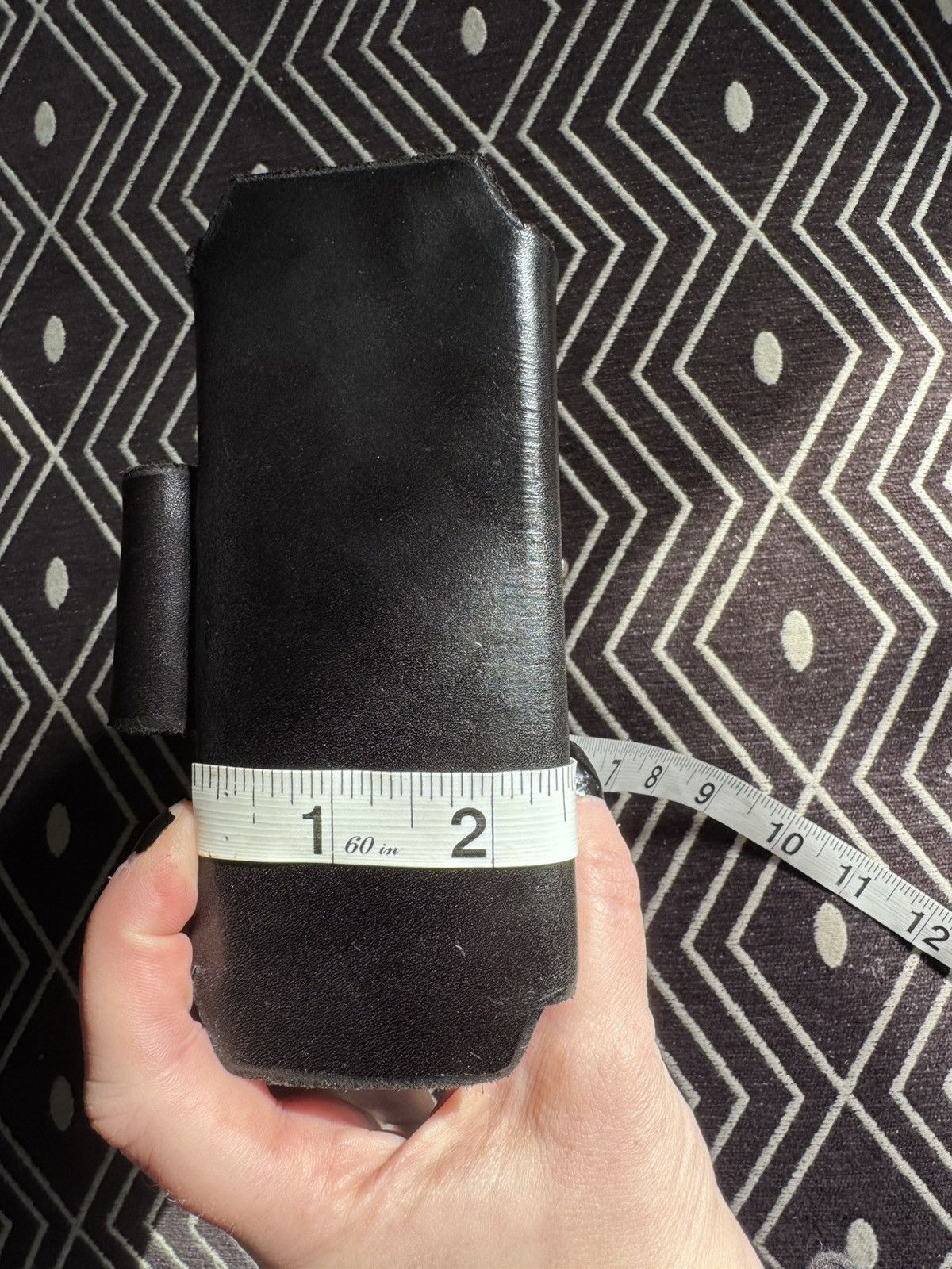 Other Handmade black leather belt bag holds essentials Size ONE SIZE - 4 Thumbnail