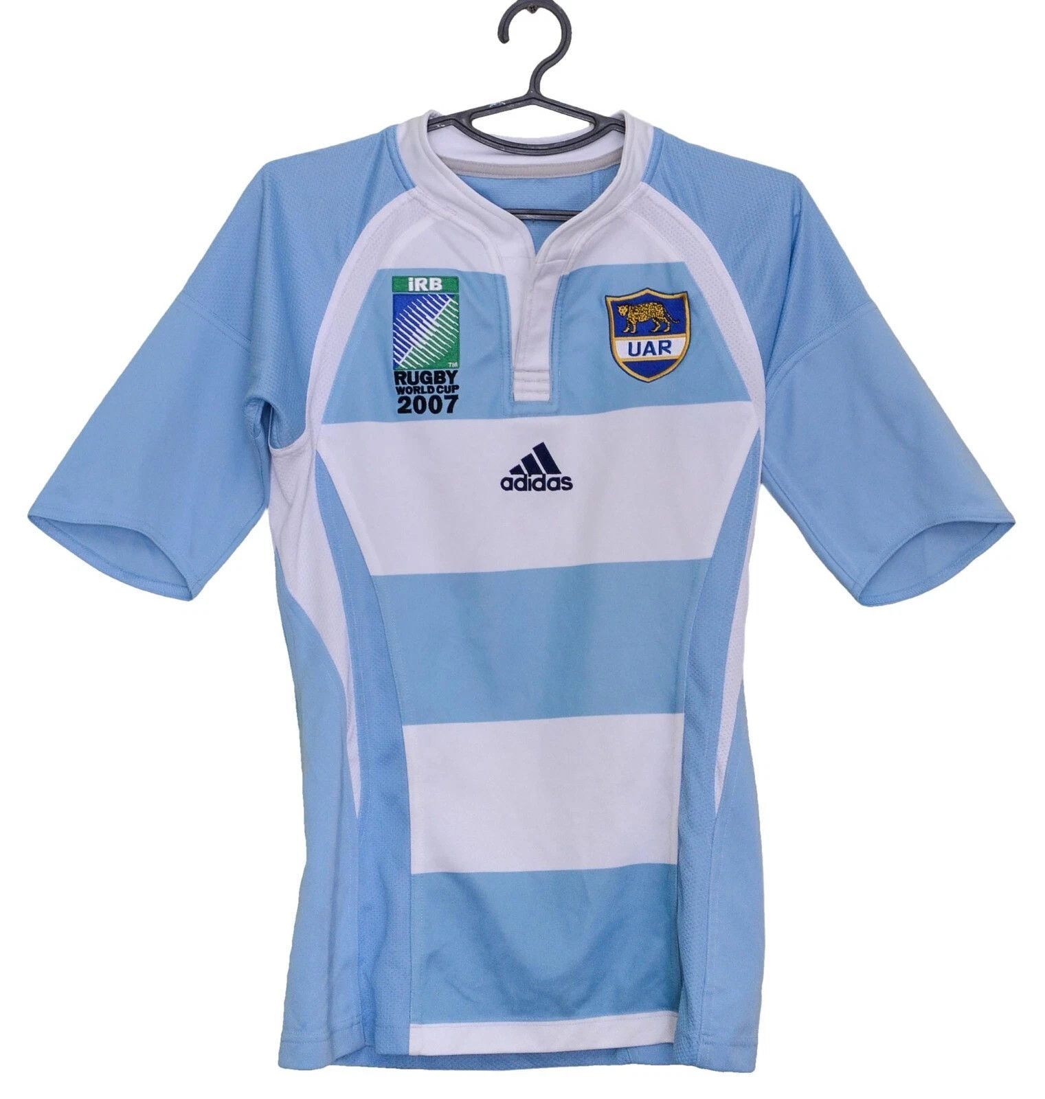 Adidas ARGENTINA 2007 RUGBY M(6) MATCH WORN ISSUE WORLD CUP #9 Size US M / EU 48-50 / 2 - 2 Thumbnail