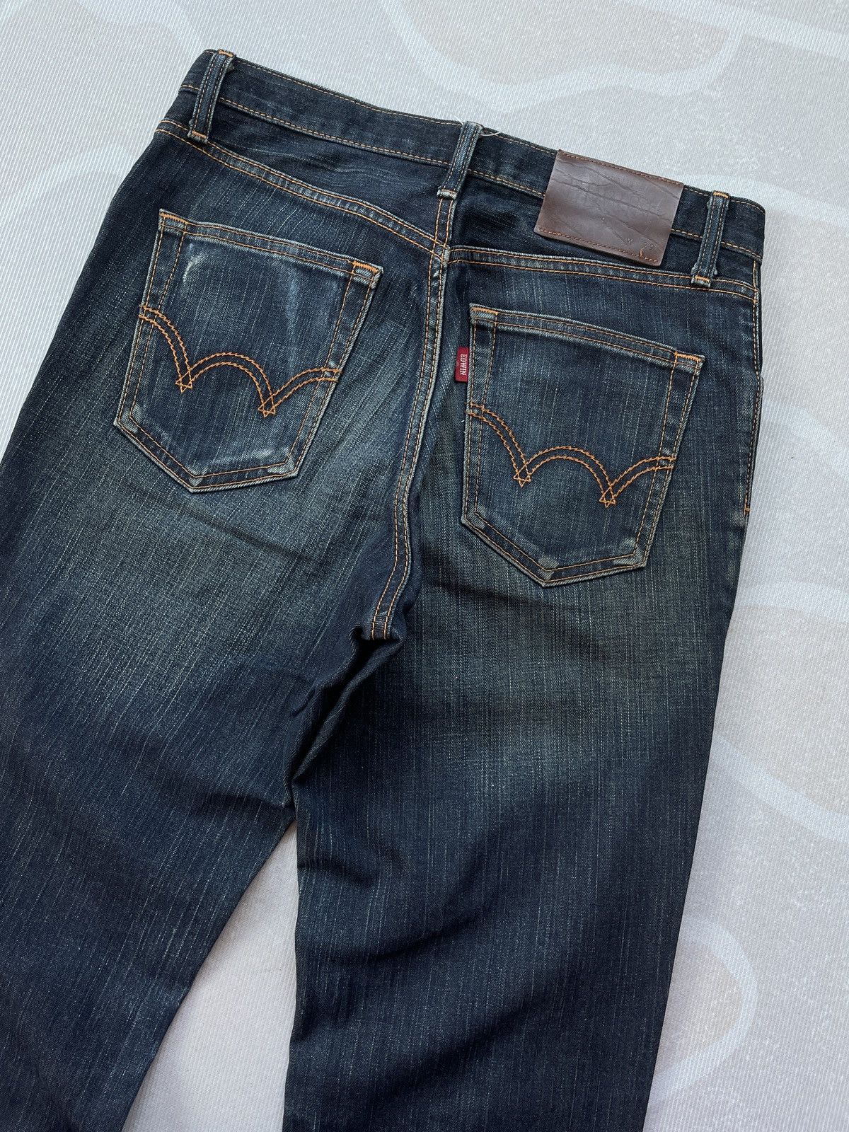 Edwin Vintage Edwin 504 Straight Jeans (LG116) Size US 30 / EU 46 - 6 Thumbnail