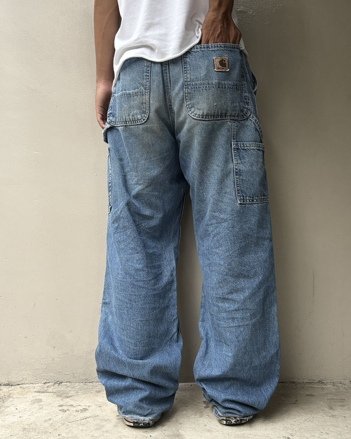 Carhartt Vintage Denim Blue Painters Carhartt Carpenter Pants Size US 32 / EU 48 - 7 Thumbnail