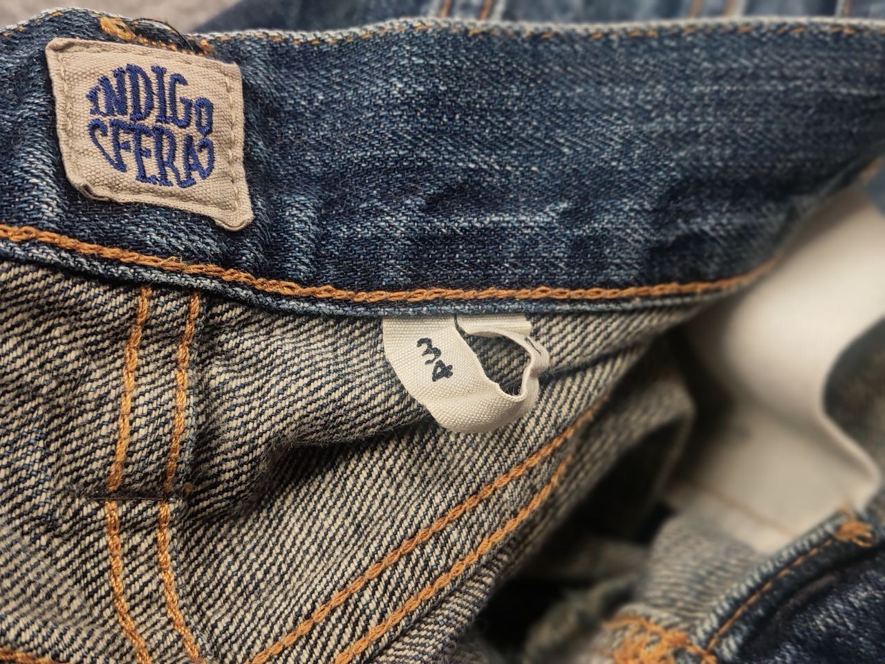 Indigofera Indigofera Vintage Selvedge Distressed Japan Denim Jeans Size US 34 / EU 50 - 17 Thumbnail