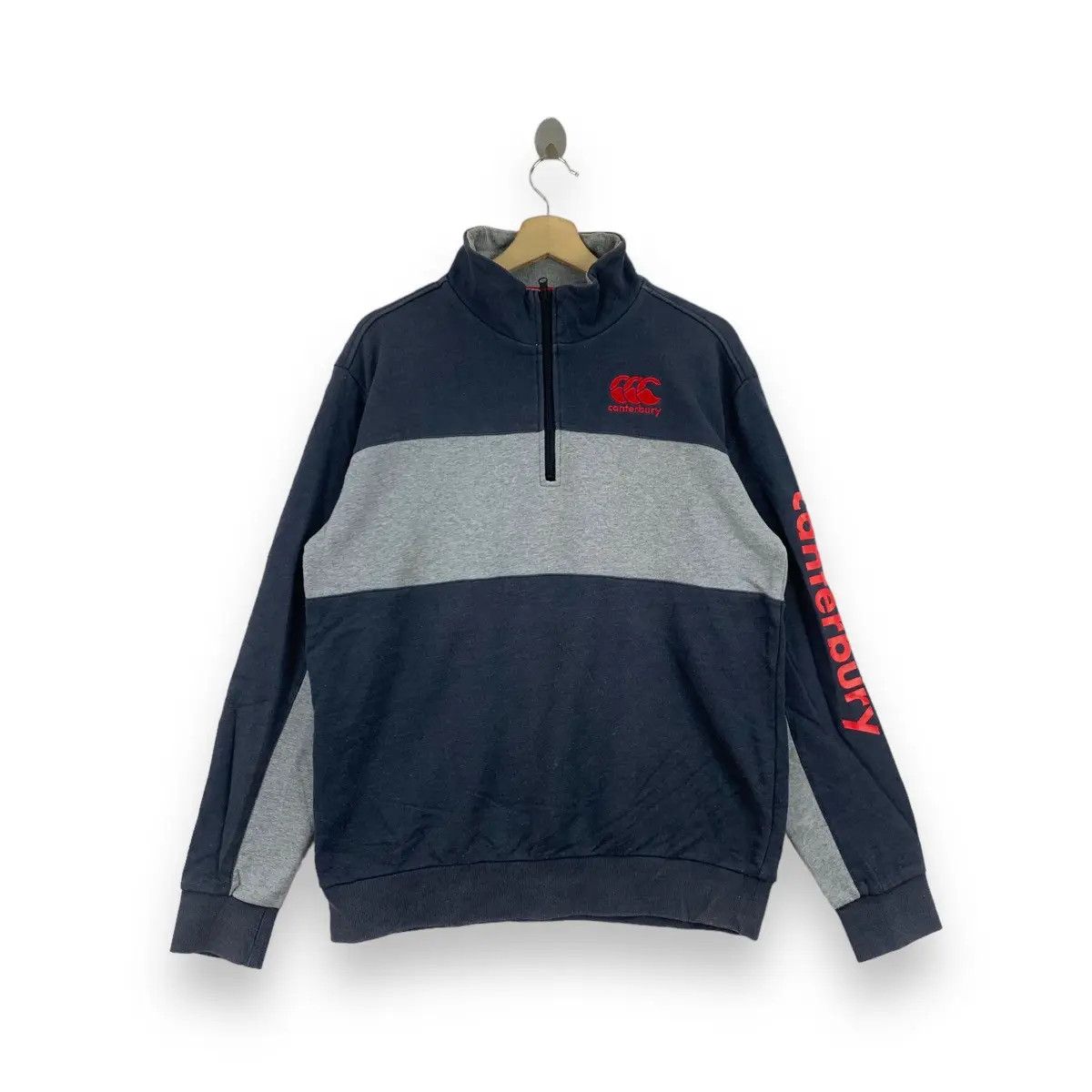 Canterbury of New Zealand Vintage CANTERBURY NEW ZEALAND Rugby Half Zipper Size US XL / EU 56 / 4 - 1 Thumbnail