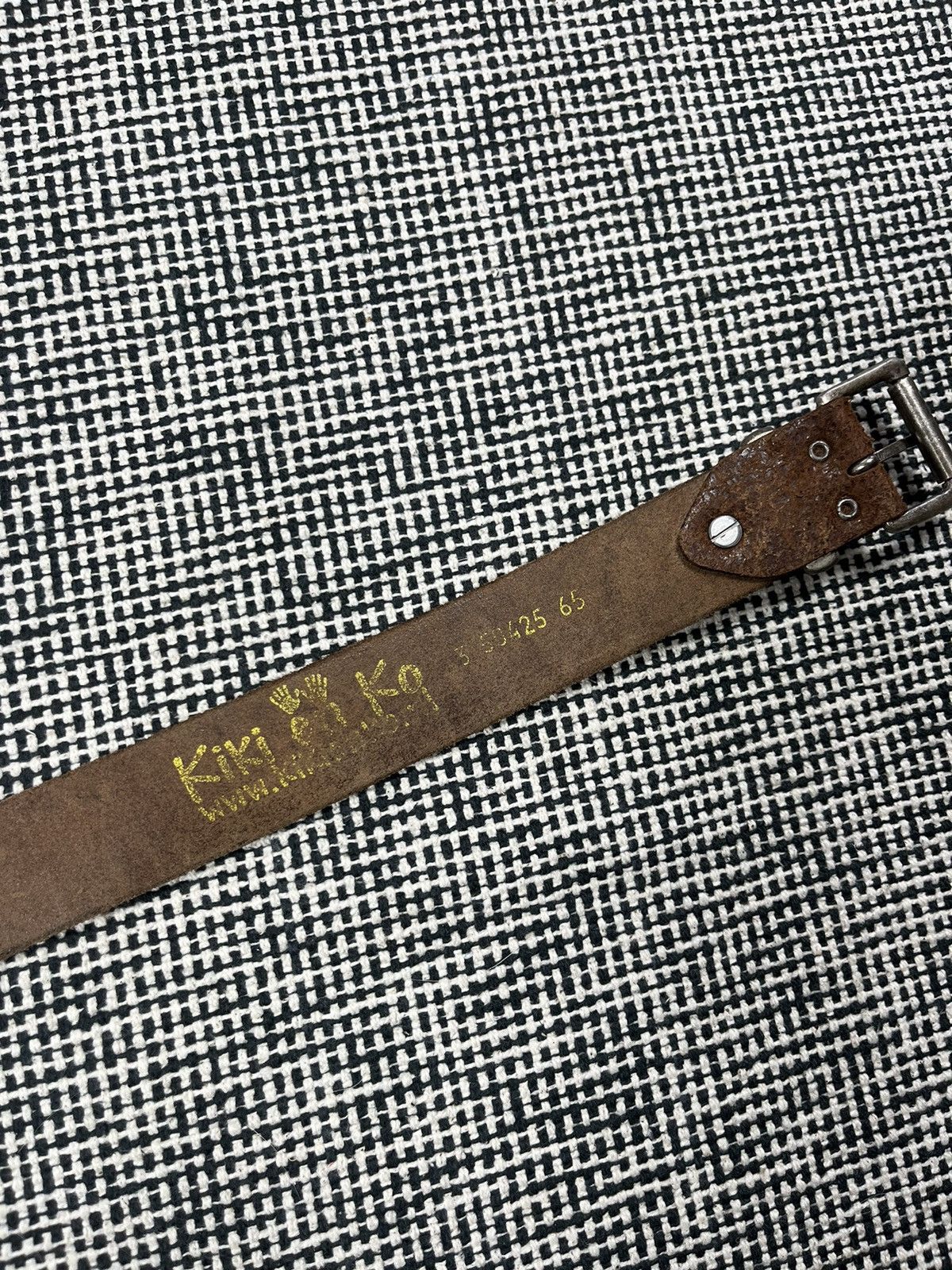 Other ➕ paneled patchwork avant garde brown belt Size ONE SIZE - 4 Thumbnail