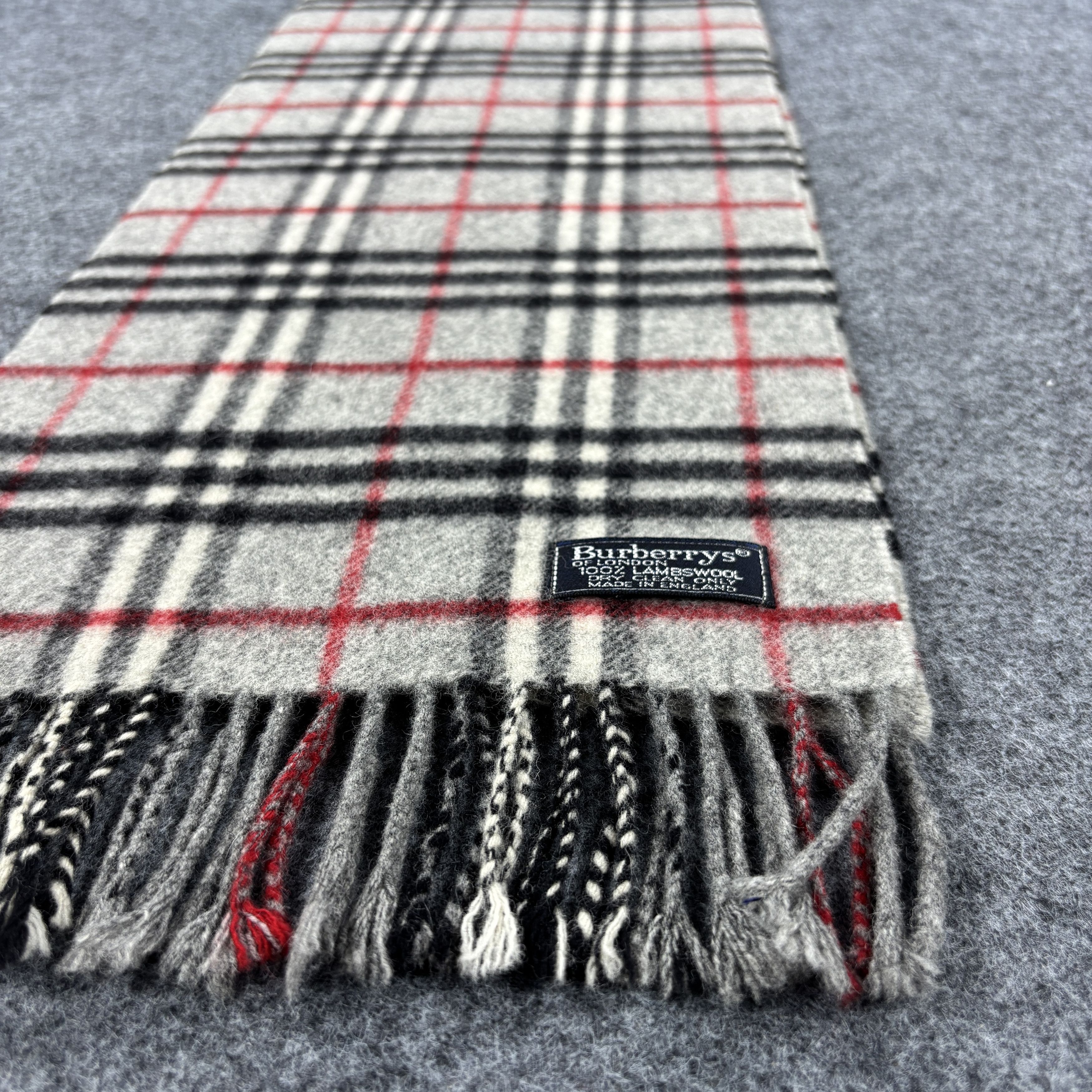 Burberry × Vintage GF10720 Burberry Scarf Neck Wear Muffler Nova Check Size ONE SIZE - 8 Thumbnail