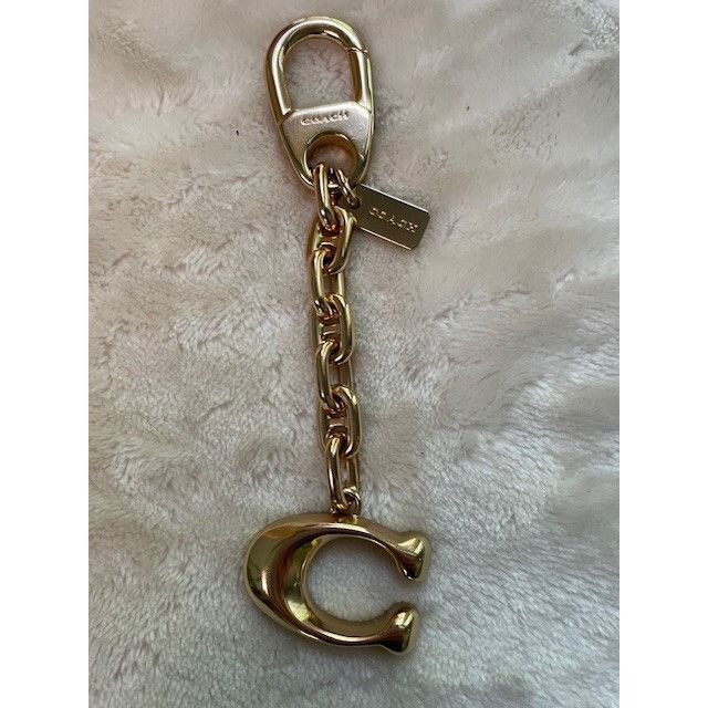 Coach Authentic COACH Gold "C" Bag Charm/Key Chain Size ONE SIZE - 2 Thumbnail
