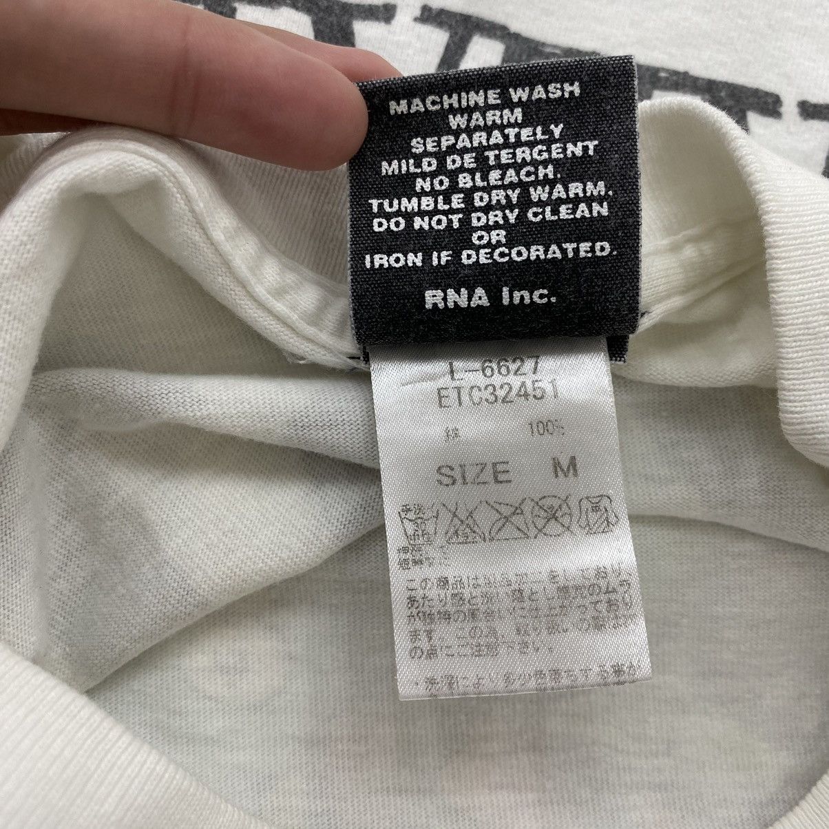 Japanese Brand RNA Inc. x SHAKALABBITS Japanese Band Print Design White Size US M / EU 48-50 / 2 - 6 Thumbnail