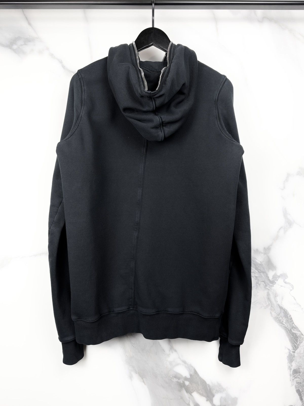 Rick Owens SS17 Rick Owens Walrus DRKSHDW Felpa Full Zip Gimp Hoodie Size US M / EU 48-50 / 2 - 2 Thumbnail