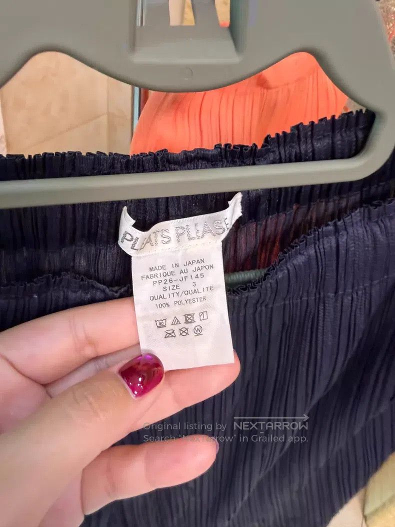 Issey Miyake Issey Miyake size:3 Blue Straight Pants Size 22" - 2 Thumbnail