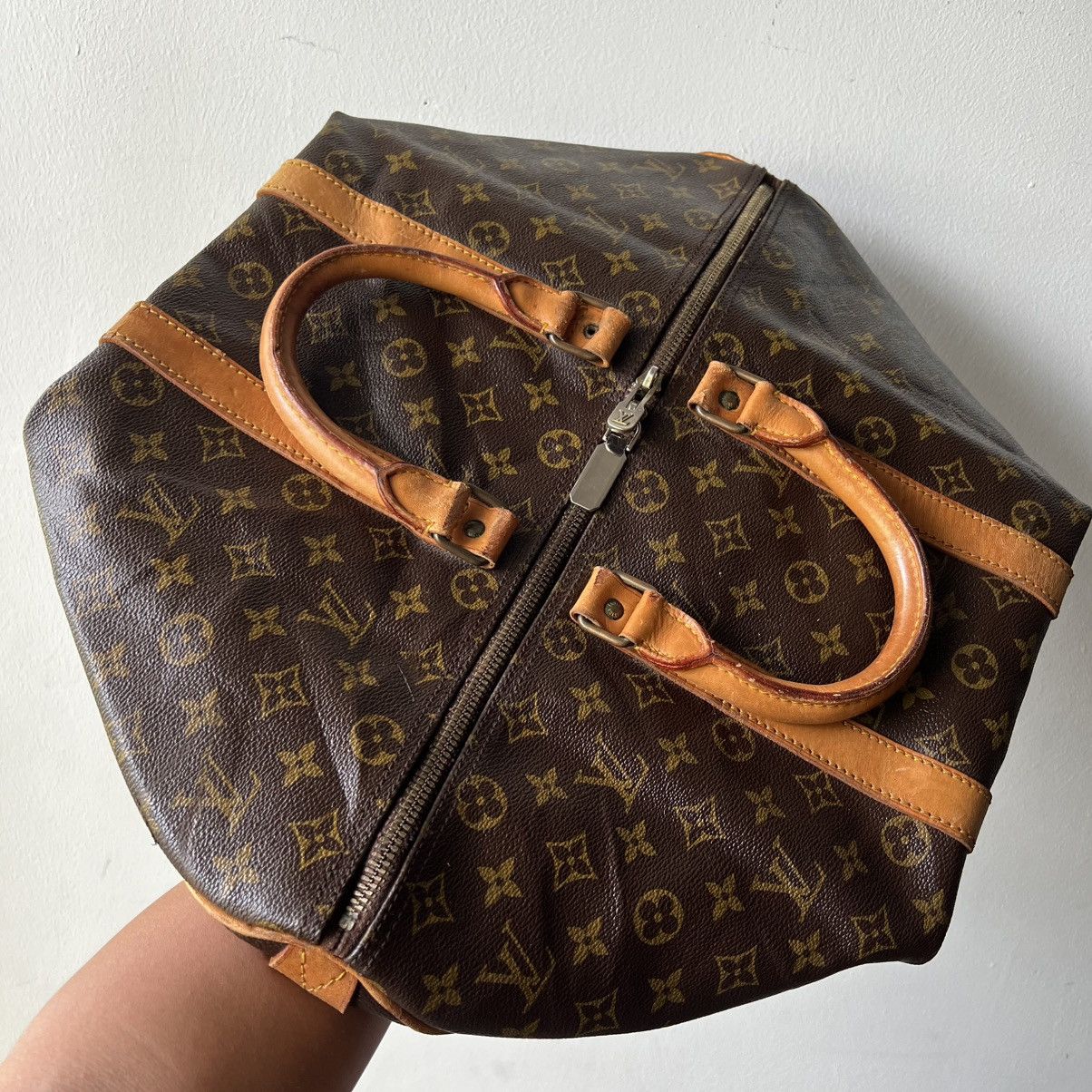 Louis Vuitton Louis Vuitton Keepall 45 Monogram Coated Canvas Size ONE SIZE - 13 Thumbnail