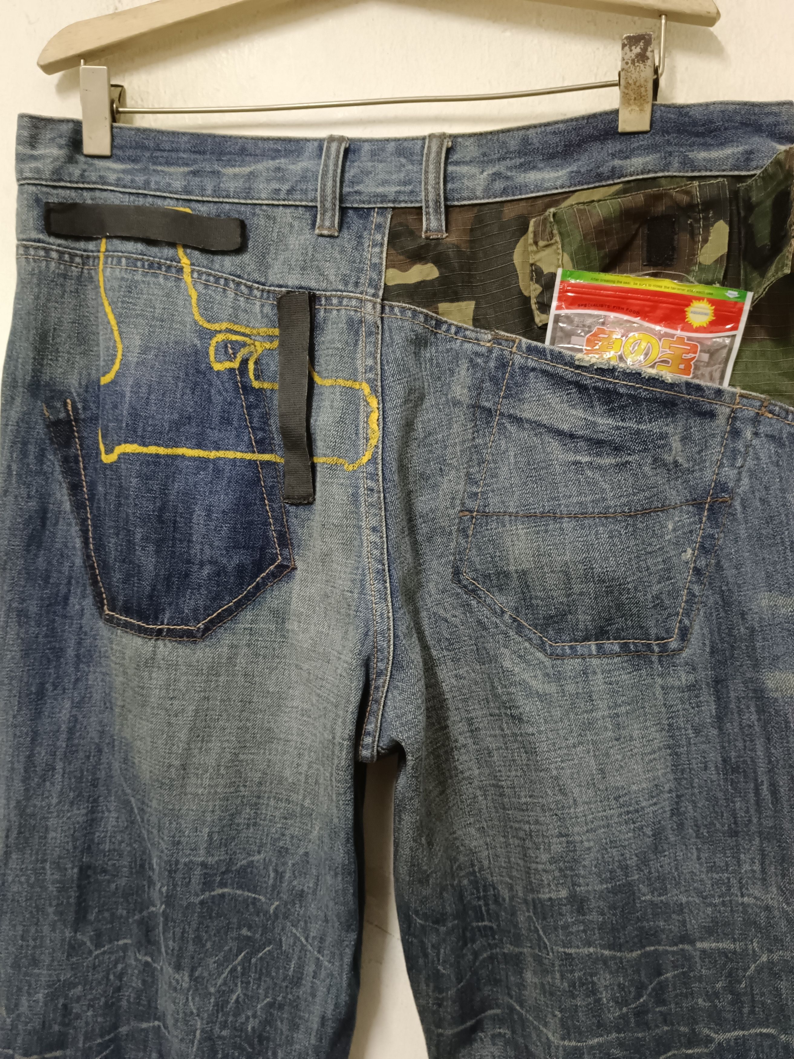 Fiberops × Japanese Brand Vintage Fiberops Tactical Flared Jeans Size US 34 / EU 50 - 6 Thumbnail