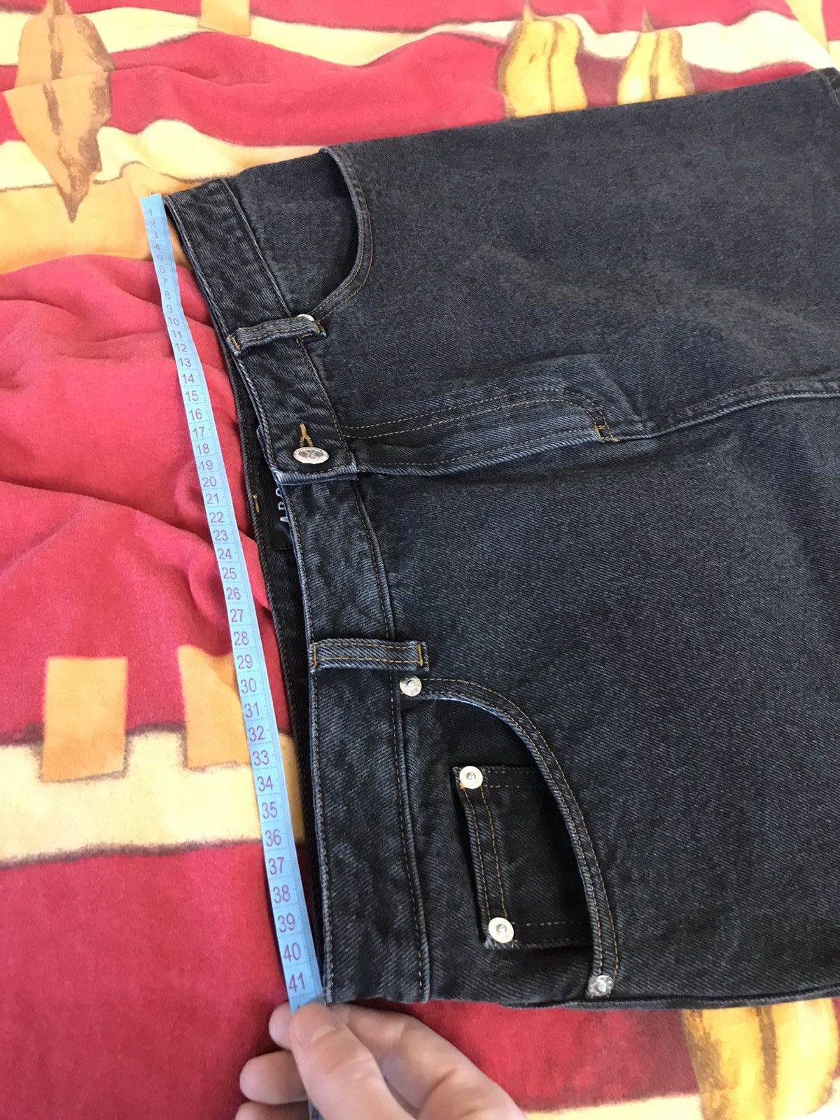 If Six Was Nine 🔥 A.P.C. Denim Raw Indigo Mini Skirt Japanese Denim Y2K Blck Size 30" / US 8 / IT 44 - 7 Thumbnail