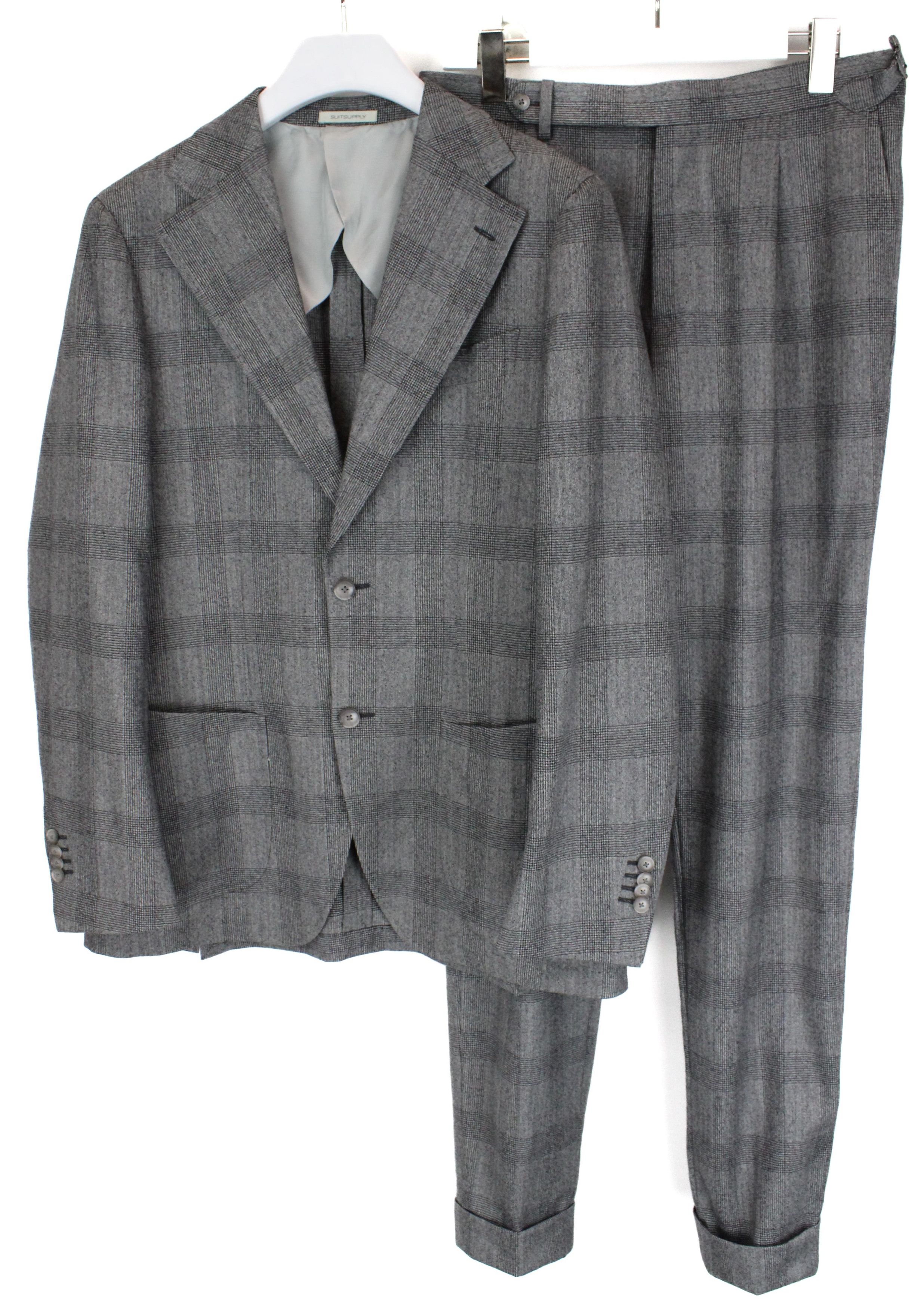 Suitsupply SUITSUPPLY Havana Patch Wide Lapel Vigo ZC Suit Mens UK 40L Size 40L - 1 Thumbnail
