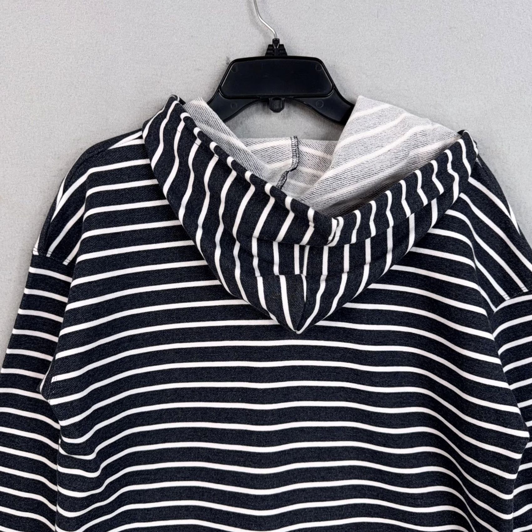 Vintage GEAR FOR SPORTS Pensacola Hoodie Womens Medium Navy White Striped Pullover Crew Neck NWT Size M / US 6-8 / IT 42-44 - 7 Thumbnail