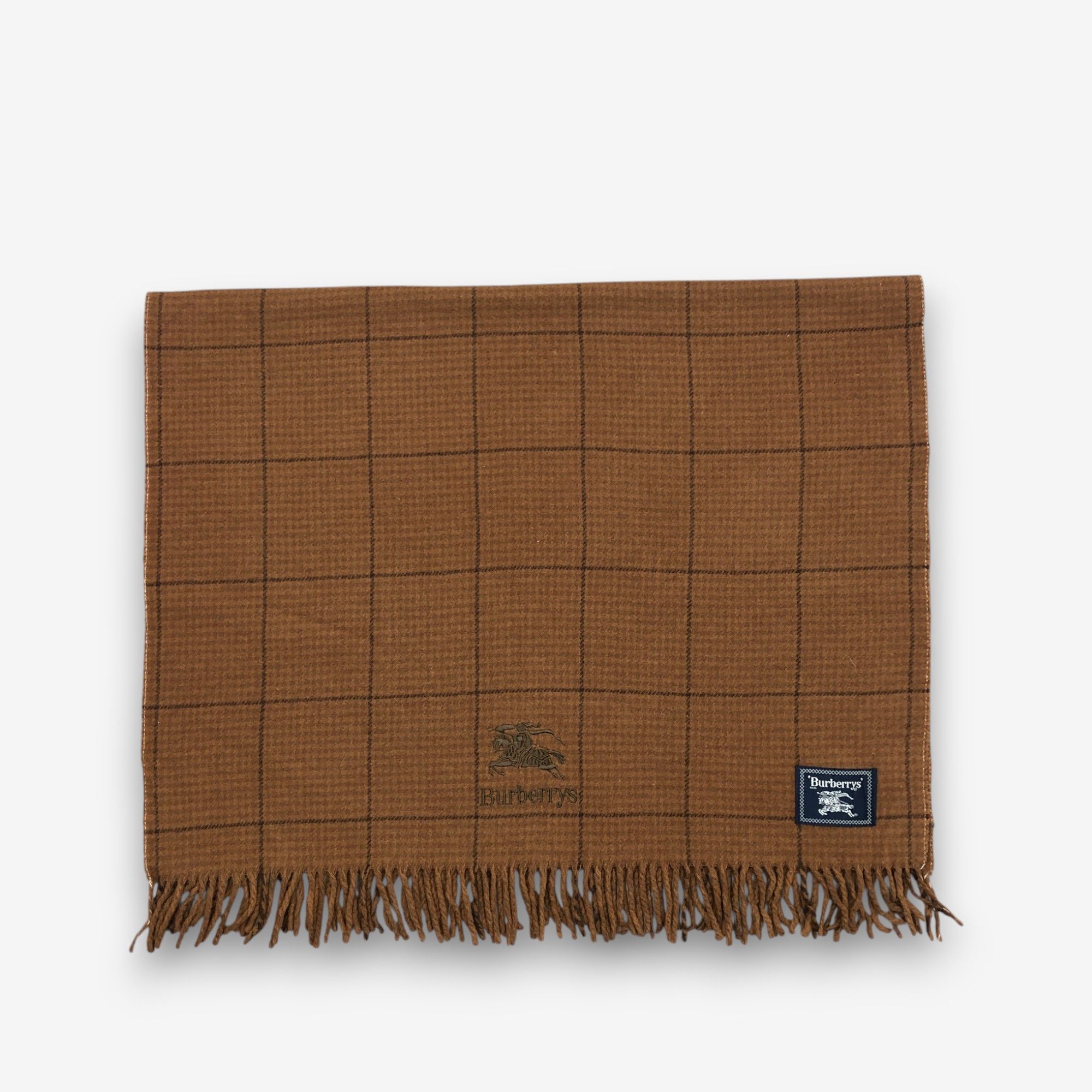 Burberry Vintage Burberry Scarf Muffler Wool Stole Wraps Scarves Size ONE SIZE - 3 Thumbnail