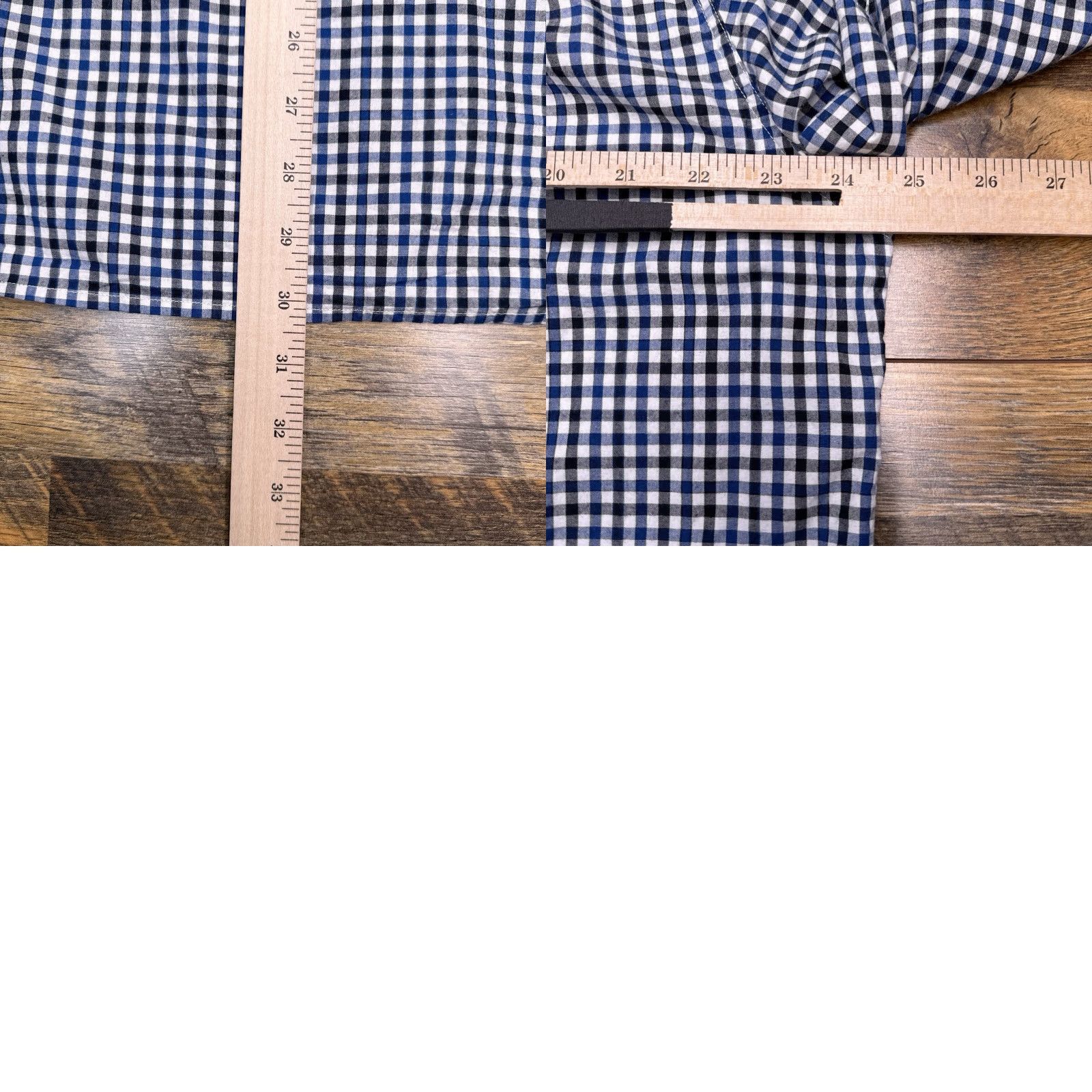 Rag & Bone Rag & Bone Shirt Mens XL Blue Check Button-Up Casual, Travel, Party/Cocktail, Long Sleeve, Collared, Button-Down, Knit Cotton, Regular Fit Size US XL / EU 56 / 4 - 9 Thumbnail