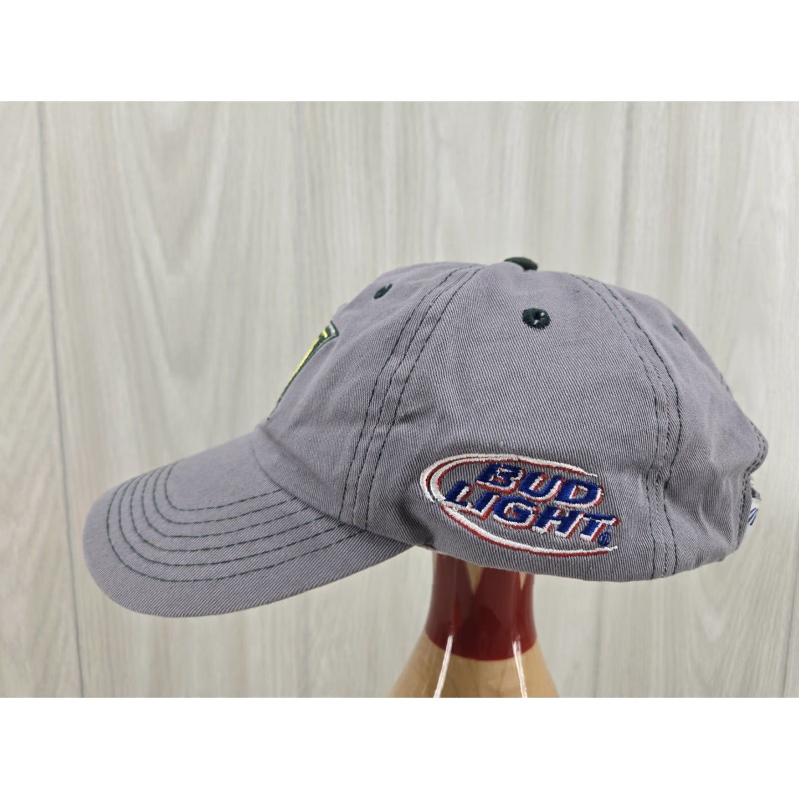 Vintage Bud Light Gray "A" Embroidered Baseball Adjustable Hat Mens Cap Size ONE SIZE - 3 Thumbnail