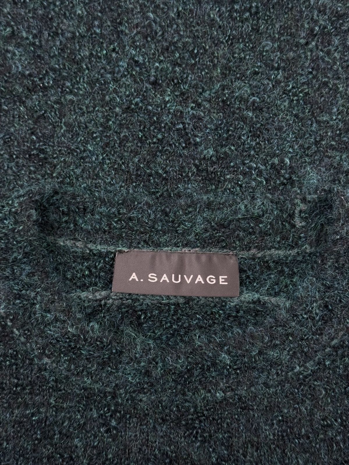 A. Sauvage A.SAUVAGE 2014 Kid Mohair Knitwear Handmade Sweater Size US S / EU 44-46 / 1 - 6 Thumbnail
