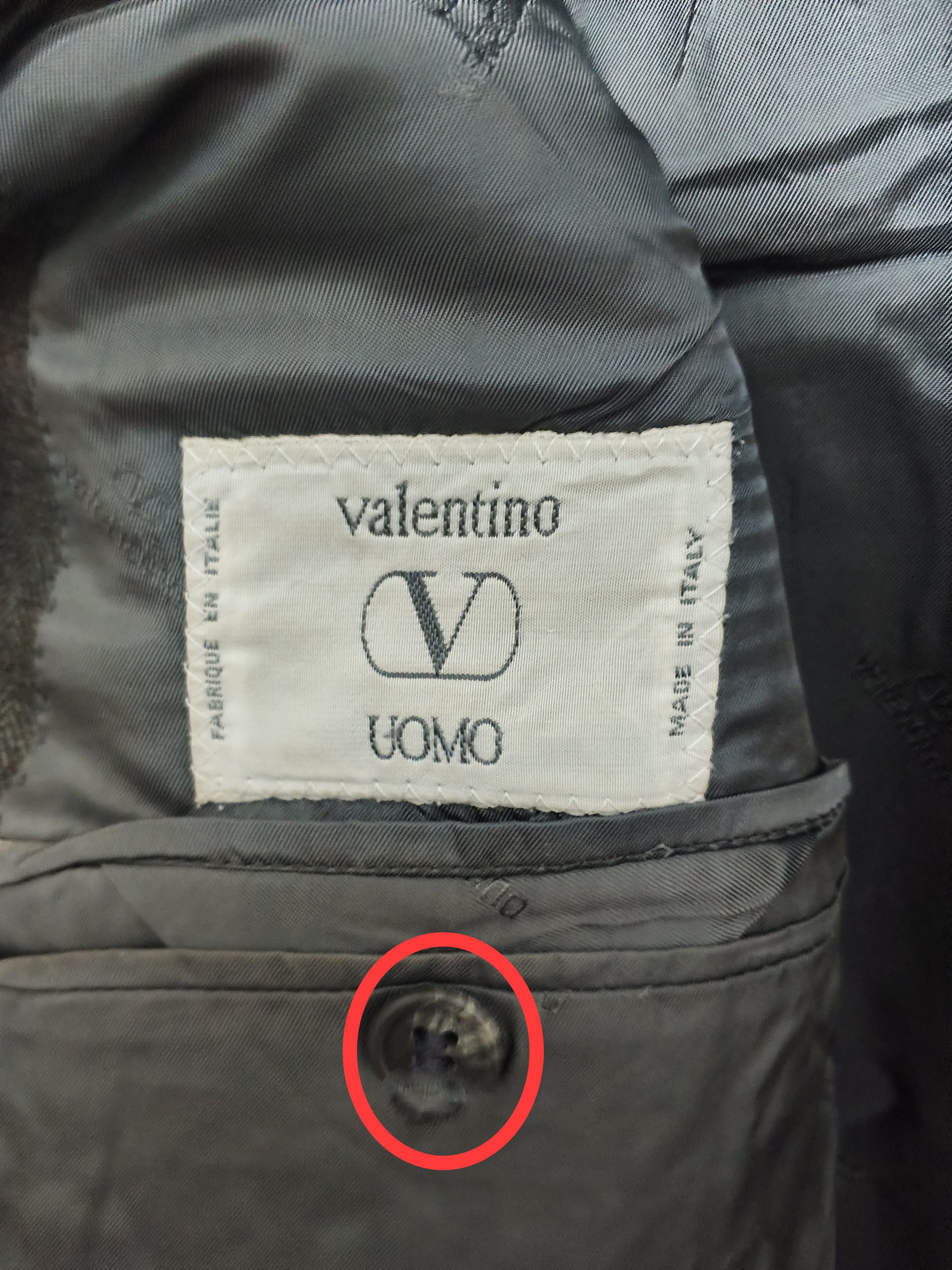 Valentino Valentino Uomo 80-90s Wool Double Breasted suit set up Size 48R - 18 Thumbnail