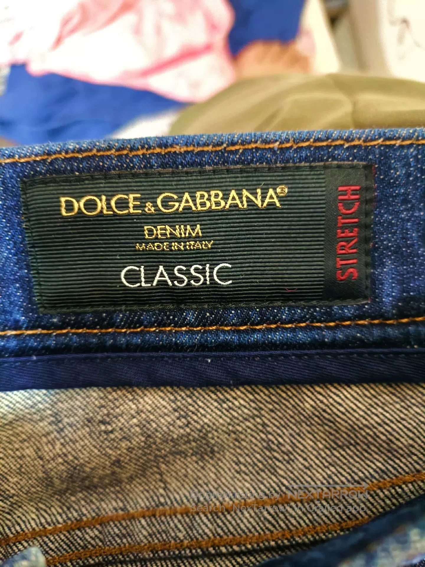 Dolce & Gabbana Dolce & Gabbana Crown Bee Jeans. Size US 30 / EU 46 - 7 Thumbnail