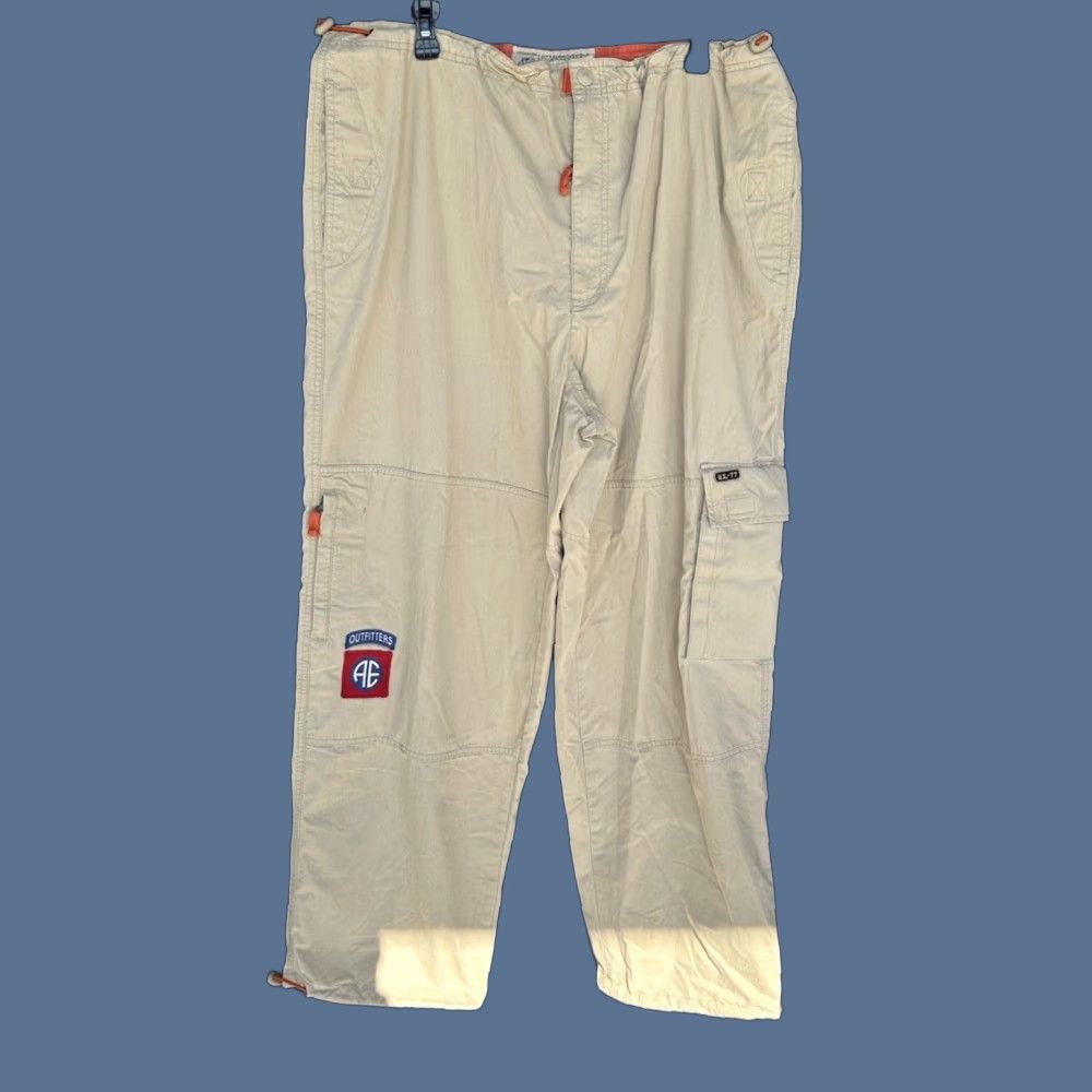 American Eagle Outfitters VINTAGE American Eagle Cargo Pants Mens Wide-Leg Beige 36 Inseam 30.5 Army Military Skater Baggy 36x32 Size US 36 / EU 52 - 1 Thumbnail