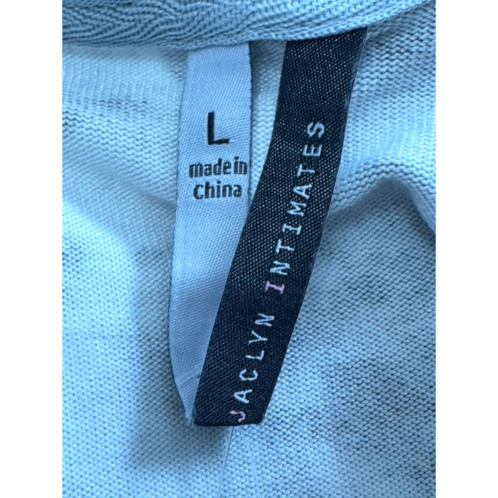 Other Jaclyn Intimate Sleepwear Short Sleeves Crew Neck Gray L NWT Size ONE SIZE - 8 Thumbnail