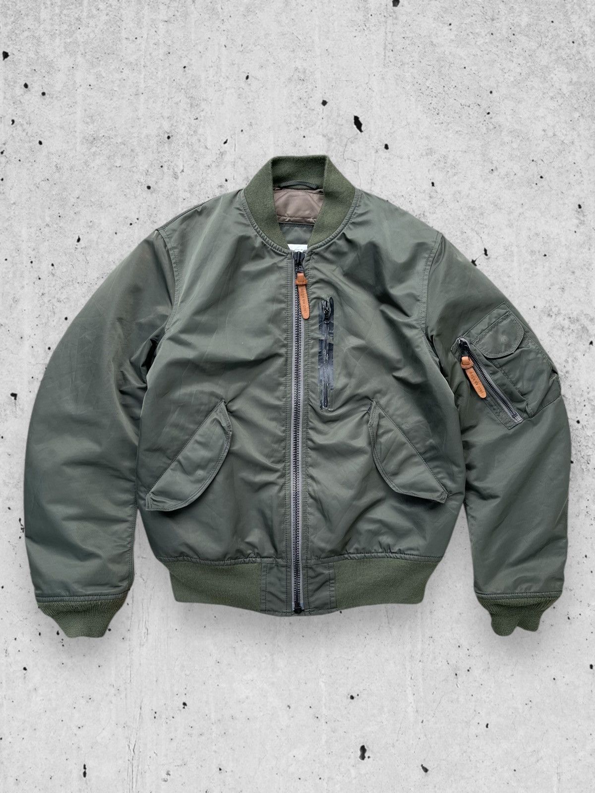 Beams Plus 🔥 Sage De Cret x Goldwin x Beams Plus Flight Bomber Jacket Size US S / EU 44-46 / 1 - 2 Thumbnail