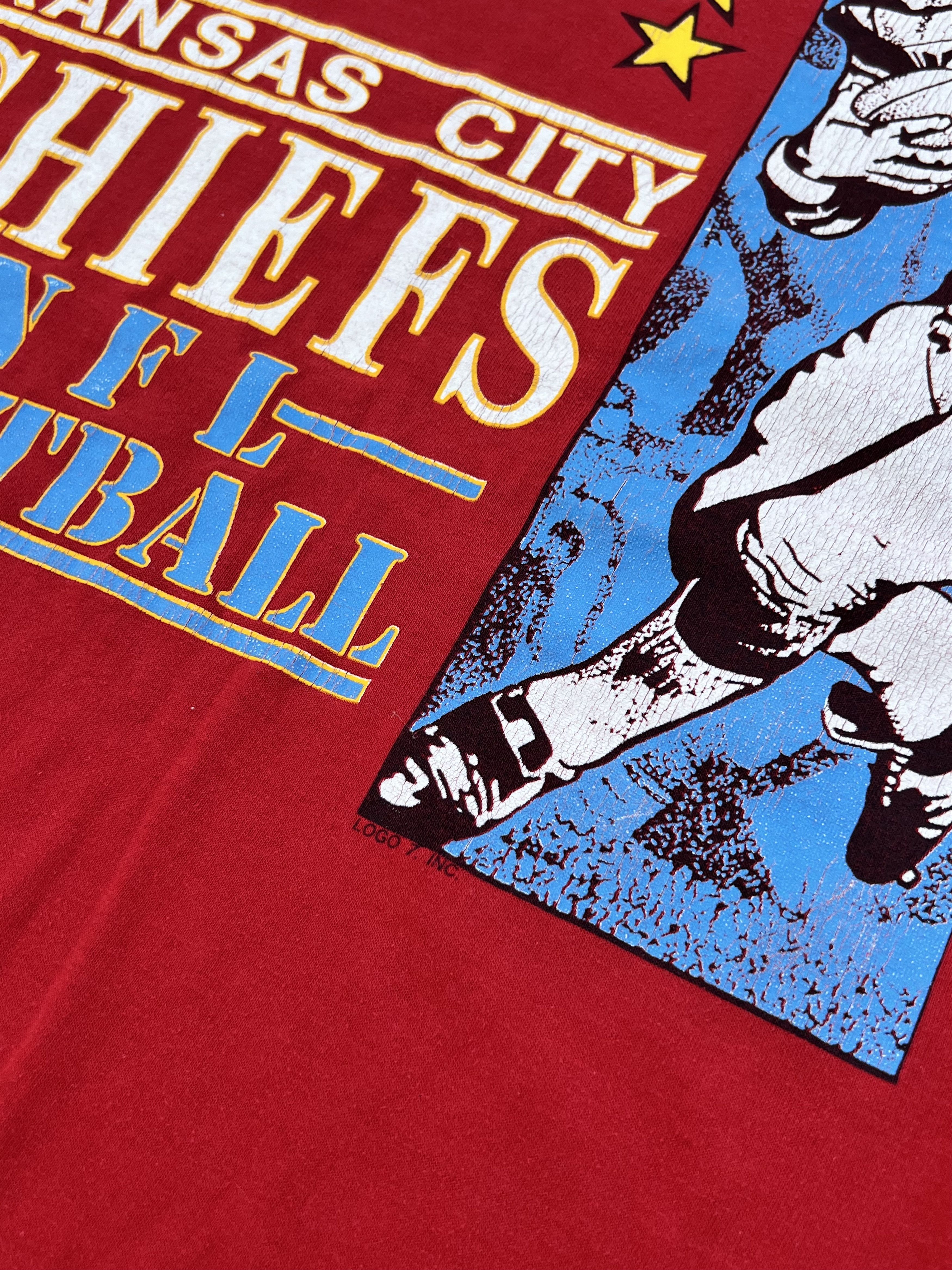 NFL Vintage kansas City Chiefs T-shirt Nfl Size US XL / EU 56 / 4 - 5 Thumbnail