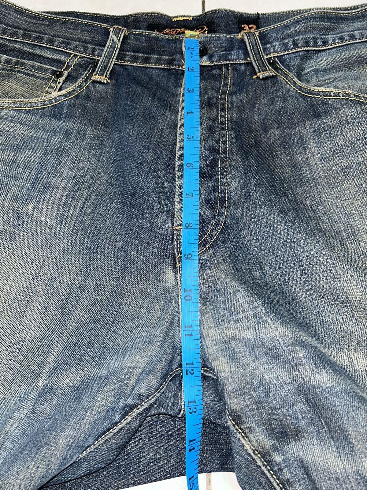 Ed Hardy Ed Hardy Big Spellout Denim Size US 34 / EU 50 - 20 Thumbnail