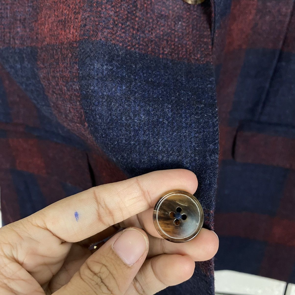Gucci 🔥VINTAGE COATS JACKET GUCCI TARTAN DESIGN DOUBLE BREAST Size US S / EU 44-46 / 1 - 18 Thumbnail