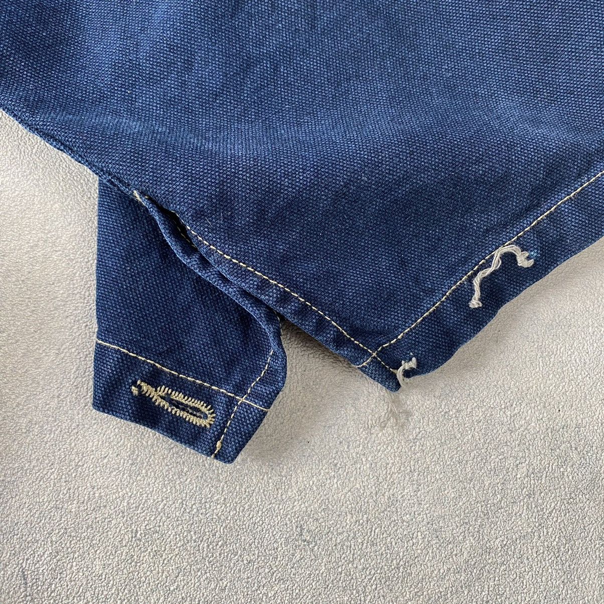 Kapital RARE Kapital USN WW2 Denim Navy Shawl Collar Jacket Size US L / EU 52-54 / 3 - 11 Thumbnail