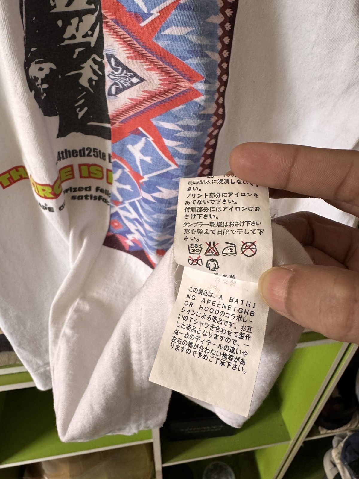 Bape × Neighborhood BAPE X NEIGHBORHOOD SPLIT TEE🔥 Size US S / EU 44-46 / 1 - 11 Thumbnail