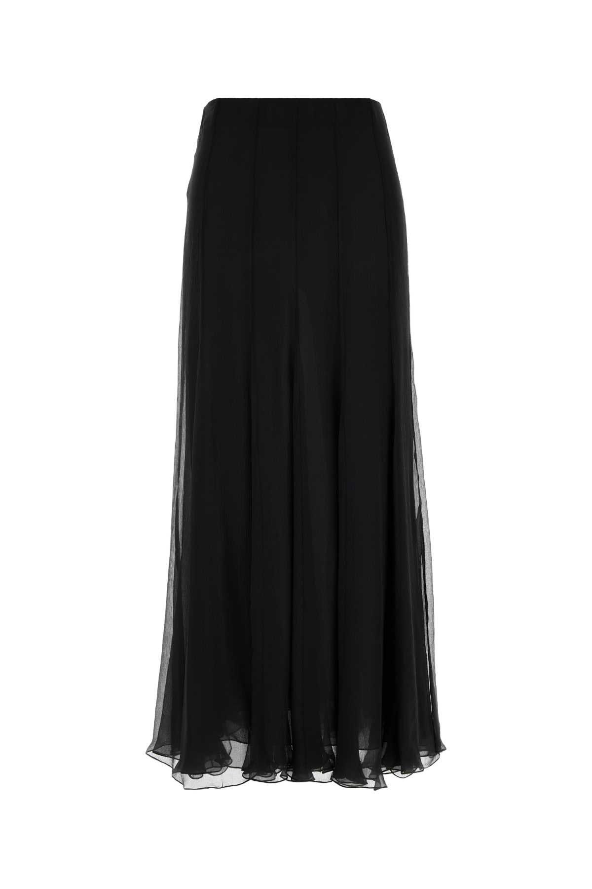 Chloe Black Chiffon Skirt Size 28" / US 6 / IT 42 - 1 Thumbnail