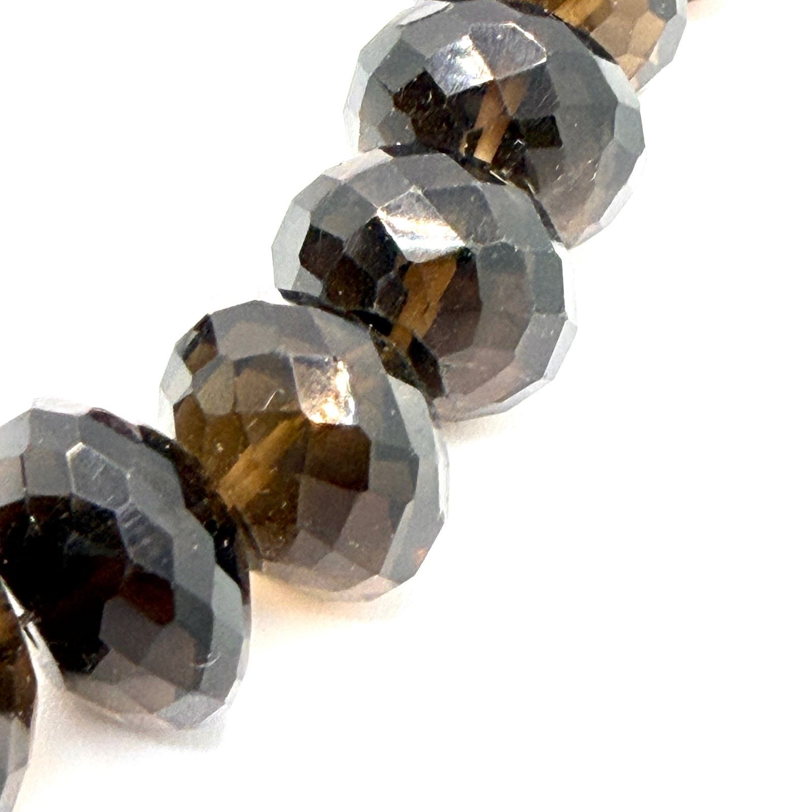 Handmade Vintage 90s Faceted Smoky Quartz Massive Statement Necklace Size ONE SIZE - 5 Thumbnail