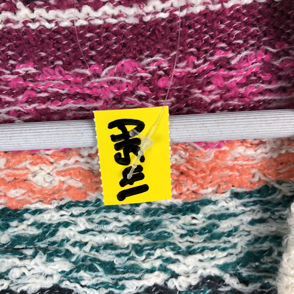Japanese Brand Free Fusion White Cardigan Knitwear #A1541 Size US M / EU 48-50 / 2 - 10 Thumbnail