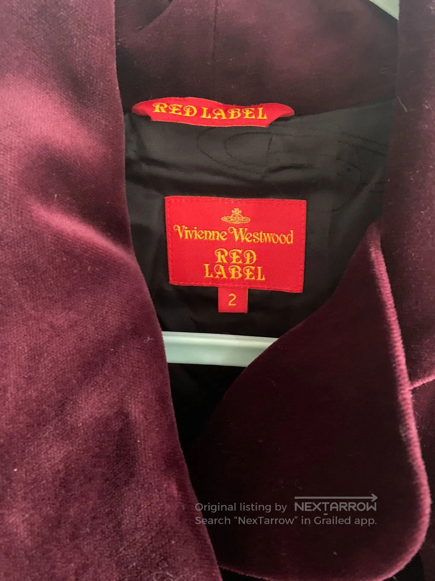 Vivienne Westwood vivienne westwood burgundy velvet blazer outfit. Size M / US 6-8 / IT 42-44 - 6 Thumbnail